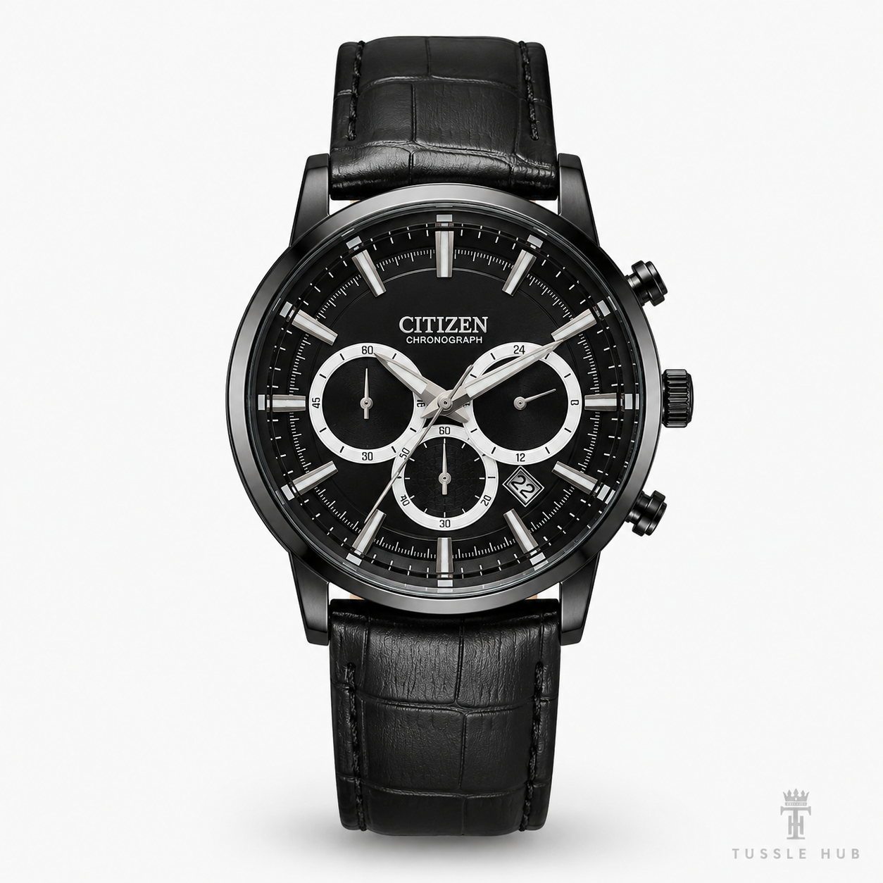Citizen Globe All Black Chronograph Watch