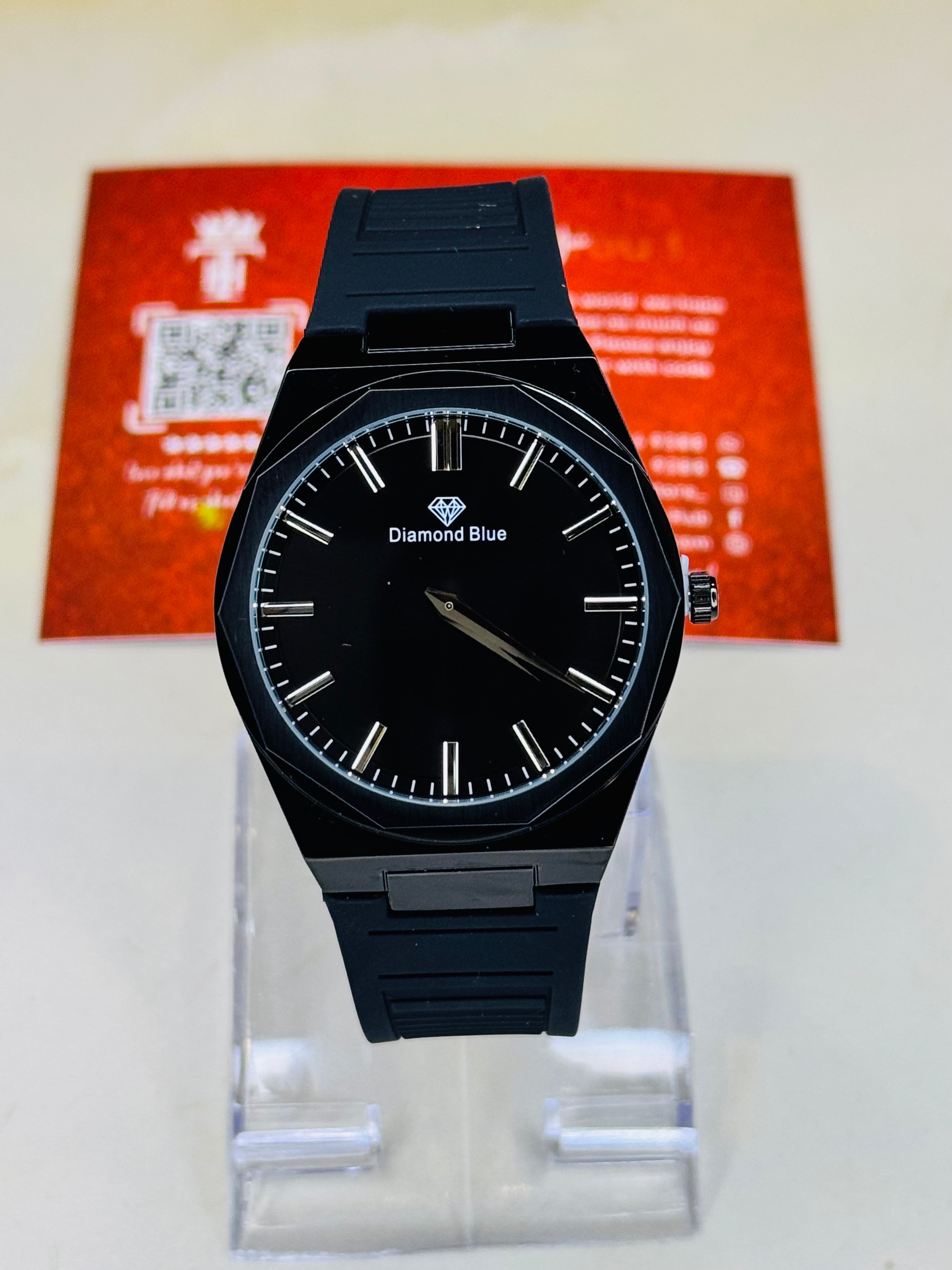 All Black Prx Magnet Strap Watch