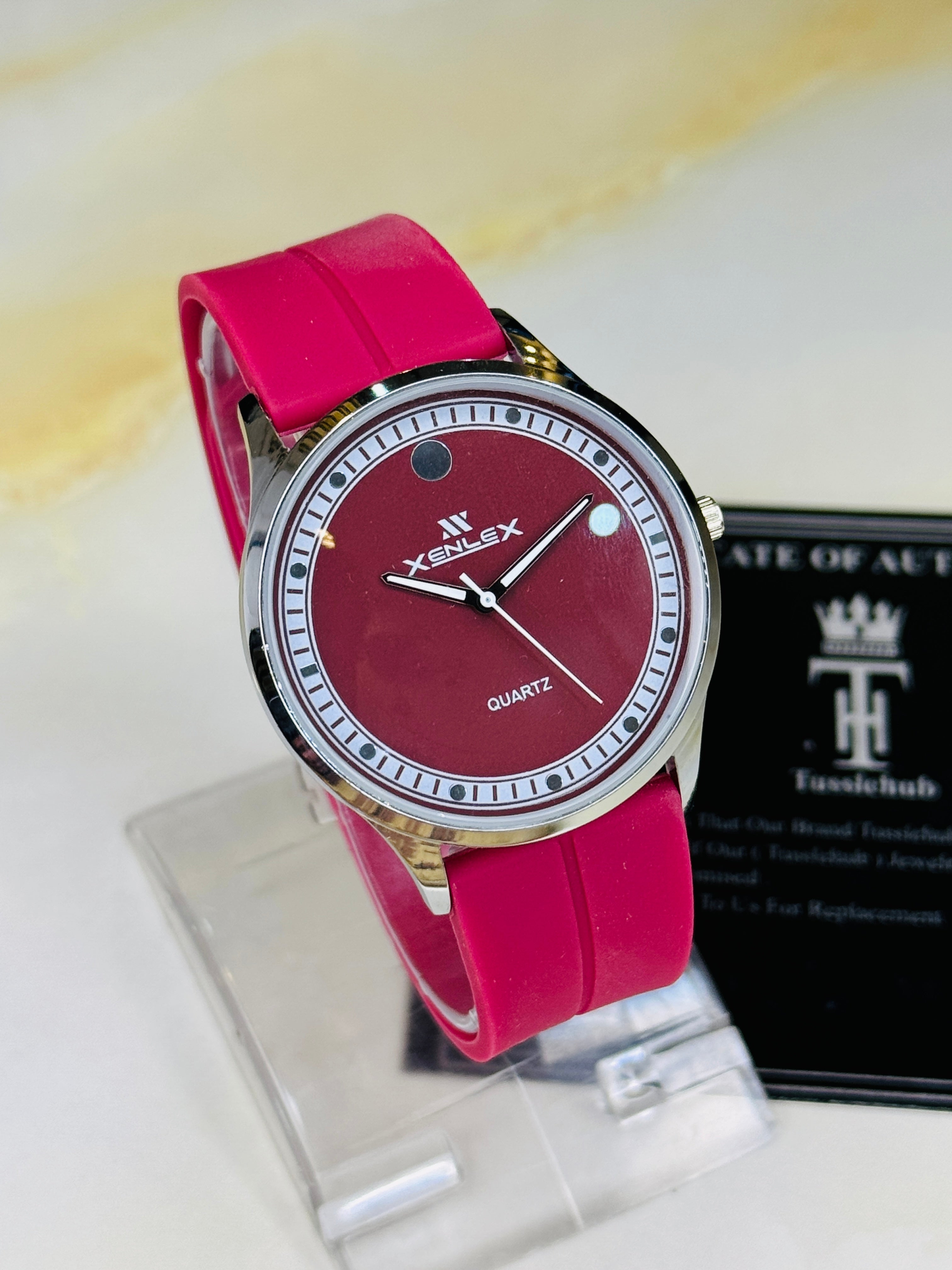 Pink Xenlex Magnet Strap Watch For Her
