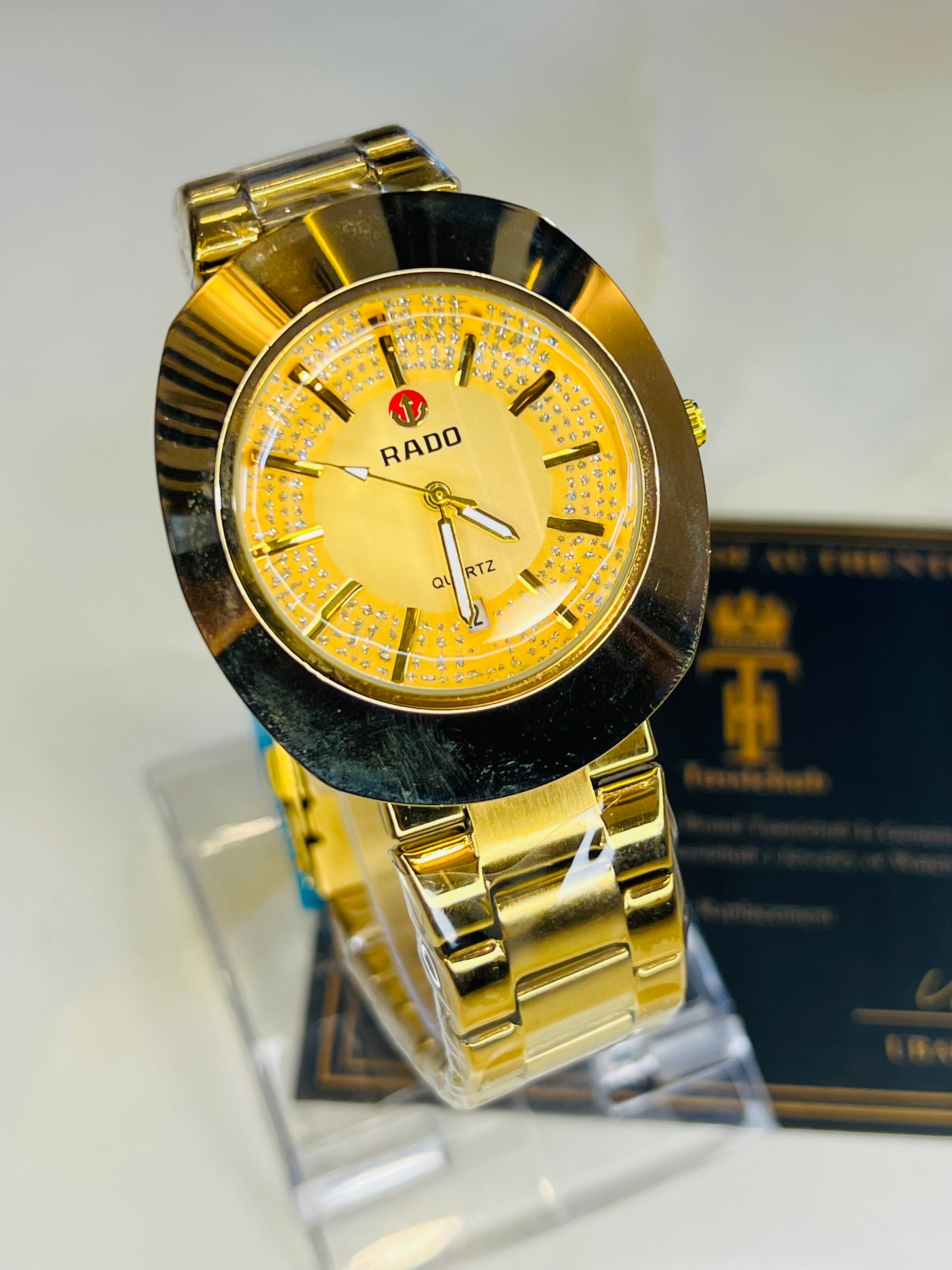 DiaStar Gold Quartz Watch