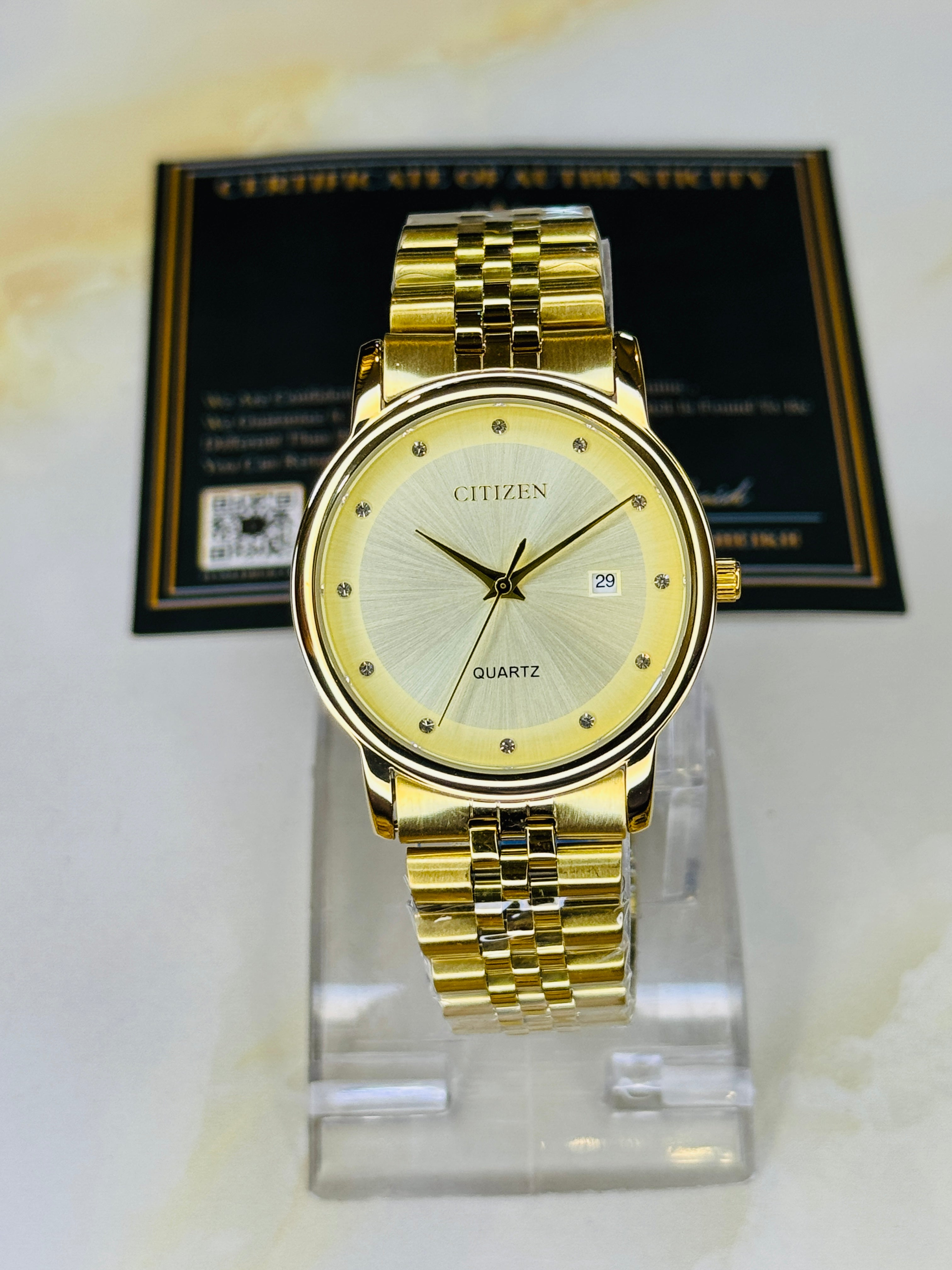 All Gold Citizen Prestige Watch