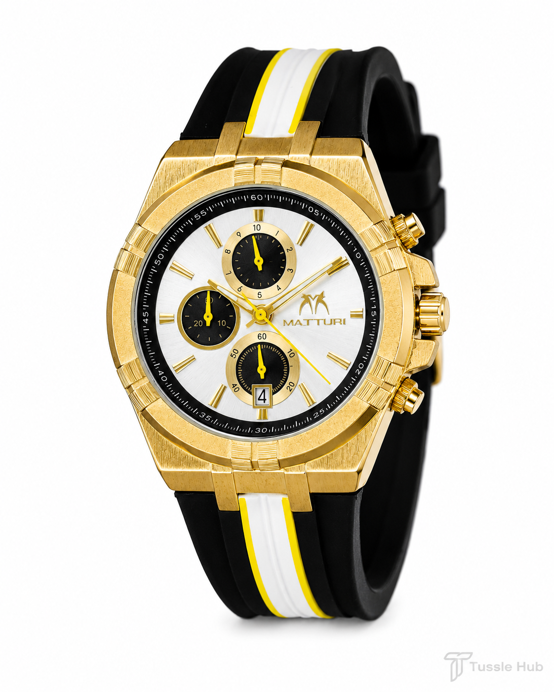 Black Gold Matturi Shift Chronograph Watch