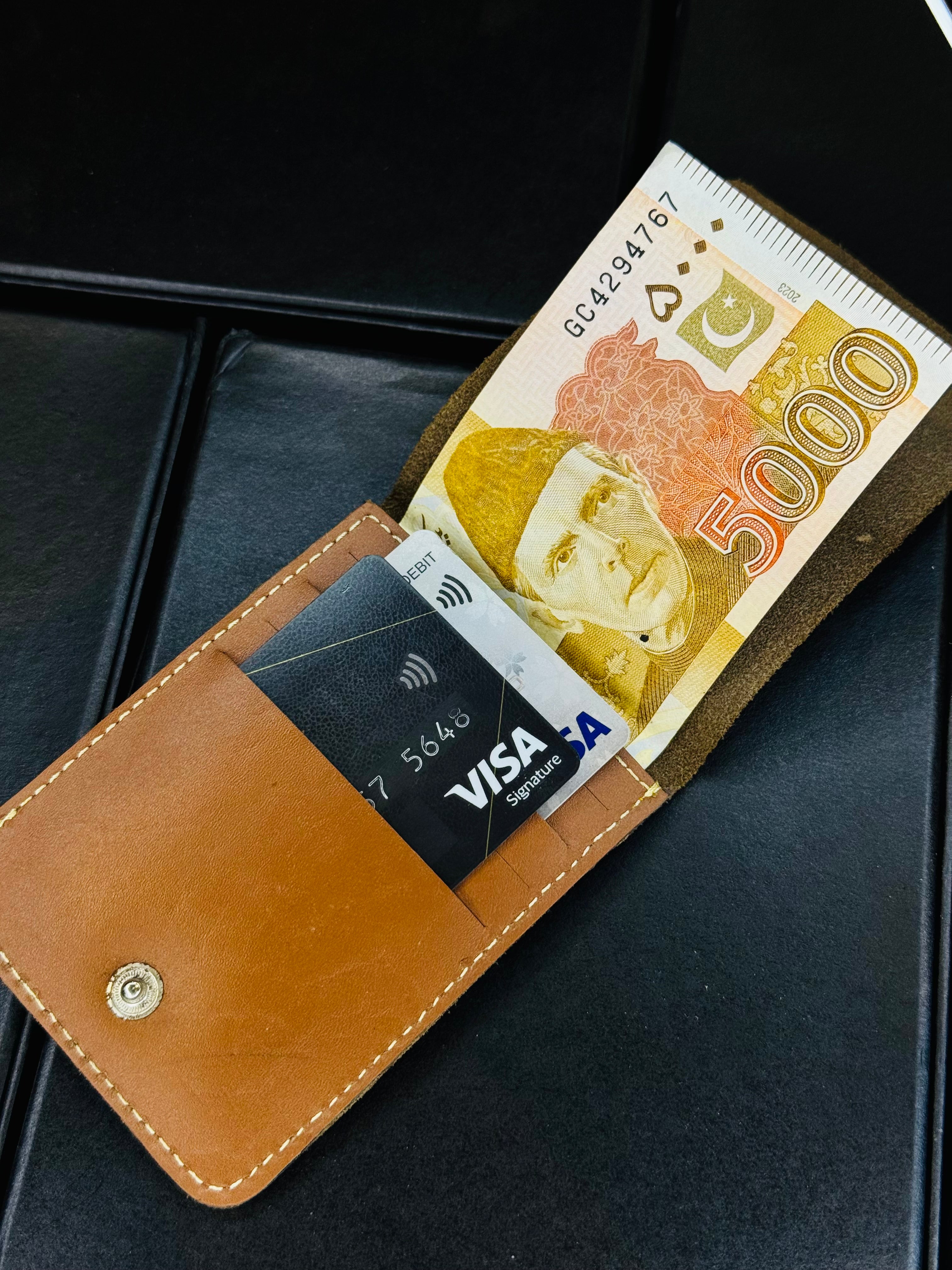 Brown Cow Leather Elite Wallet