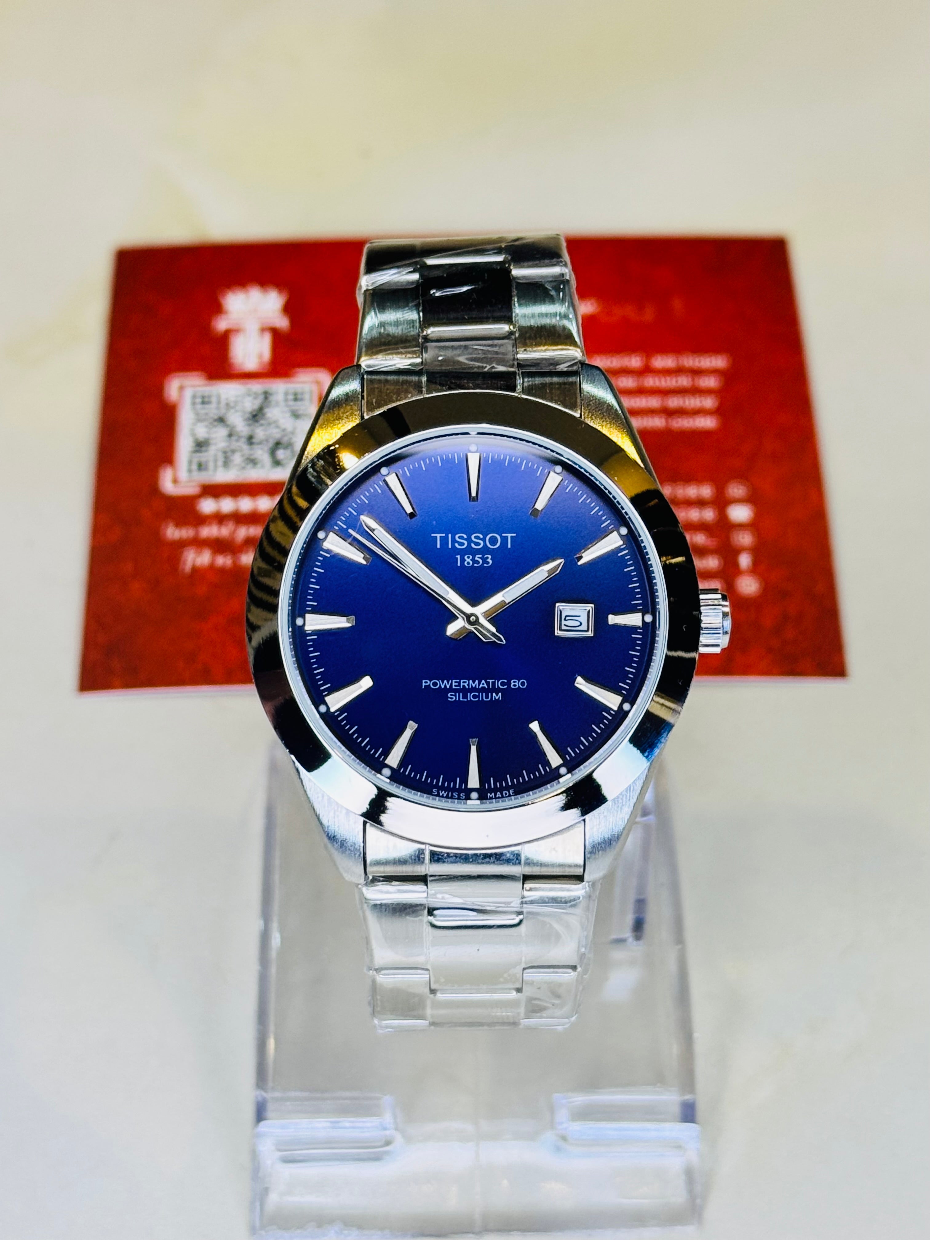 Silicium Silver Sapphire Powermatic Tissot Watch