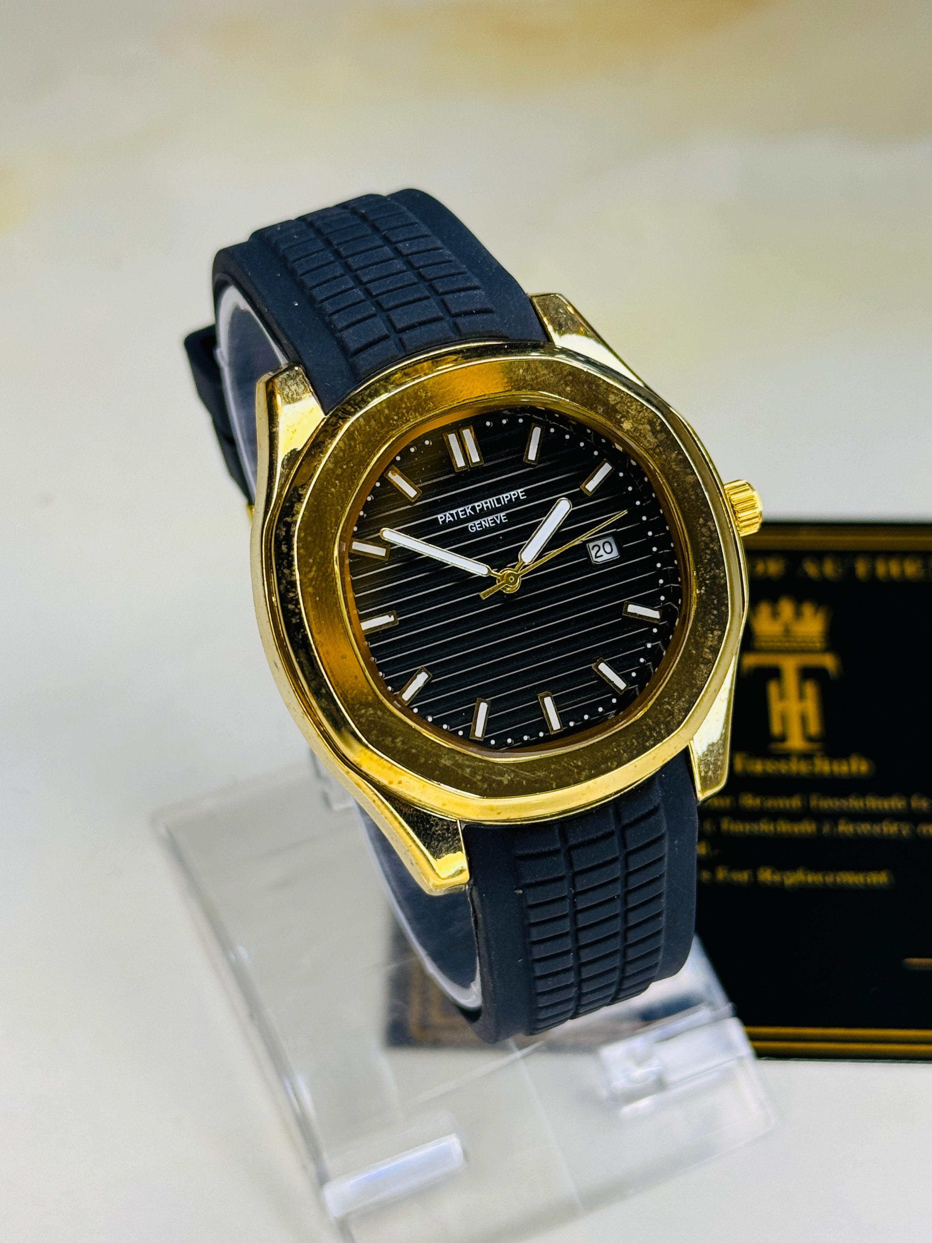 Black Gold Black Aquanaut Watch