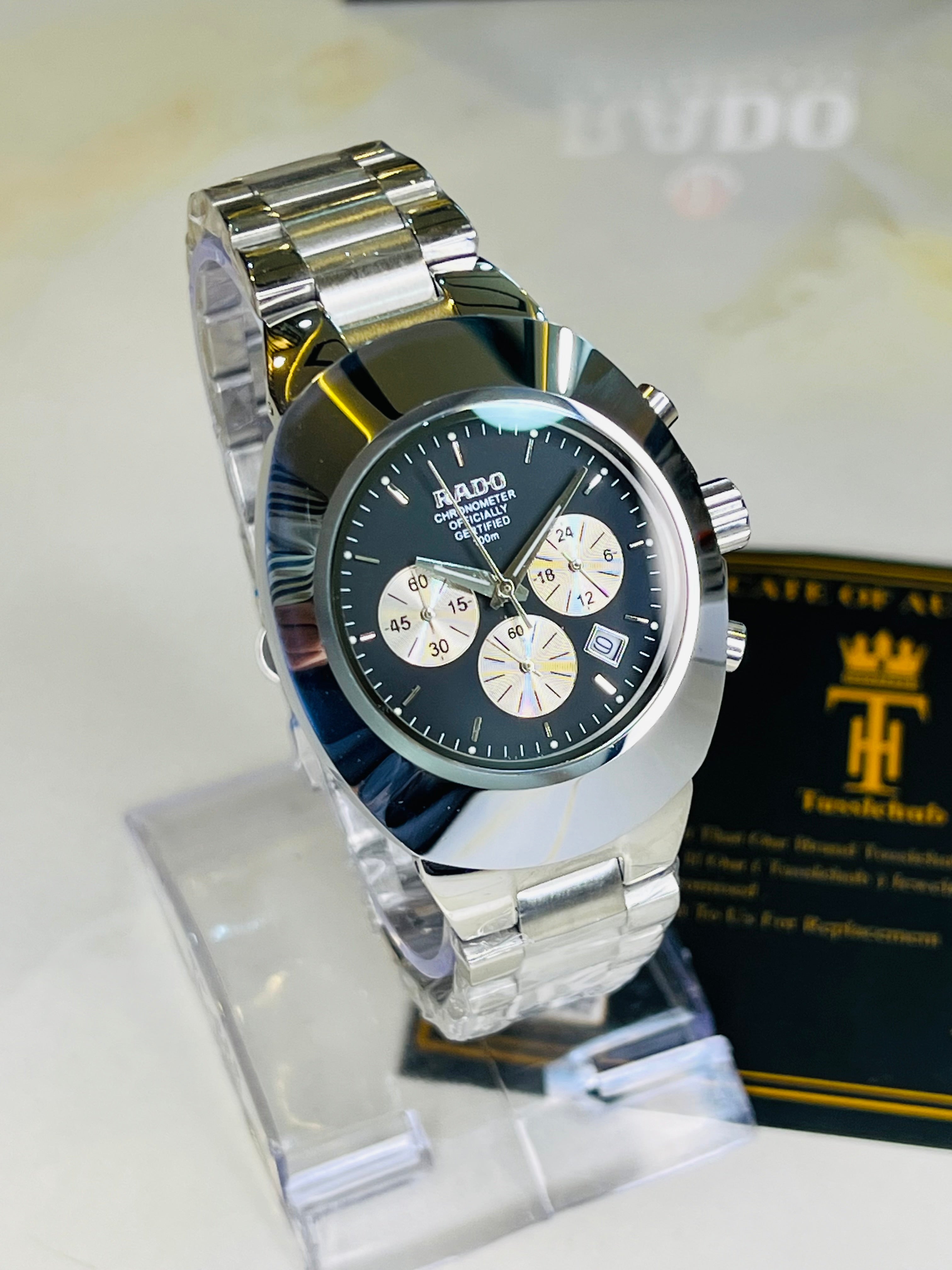 Rado Automatic Rado Couple Watch First Copy Rado Diastar First