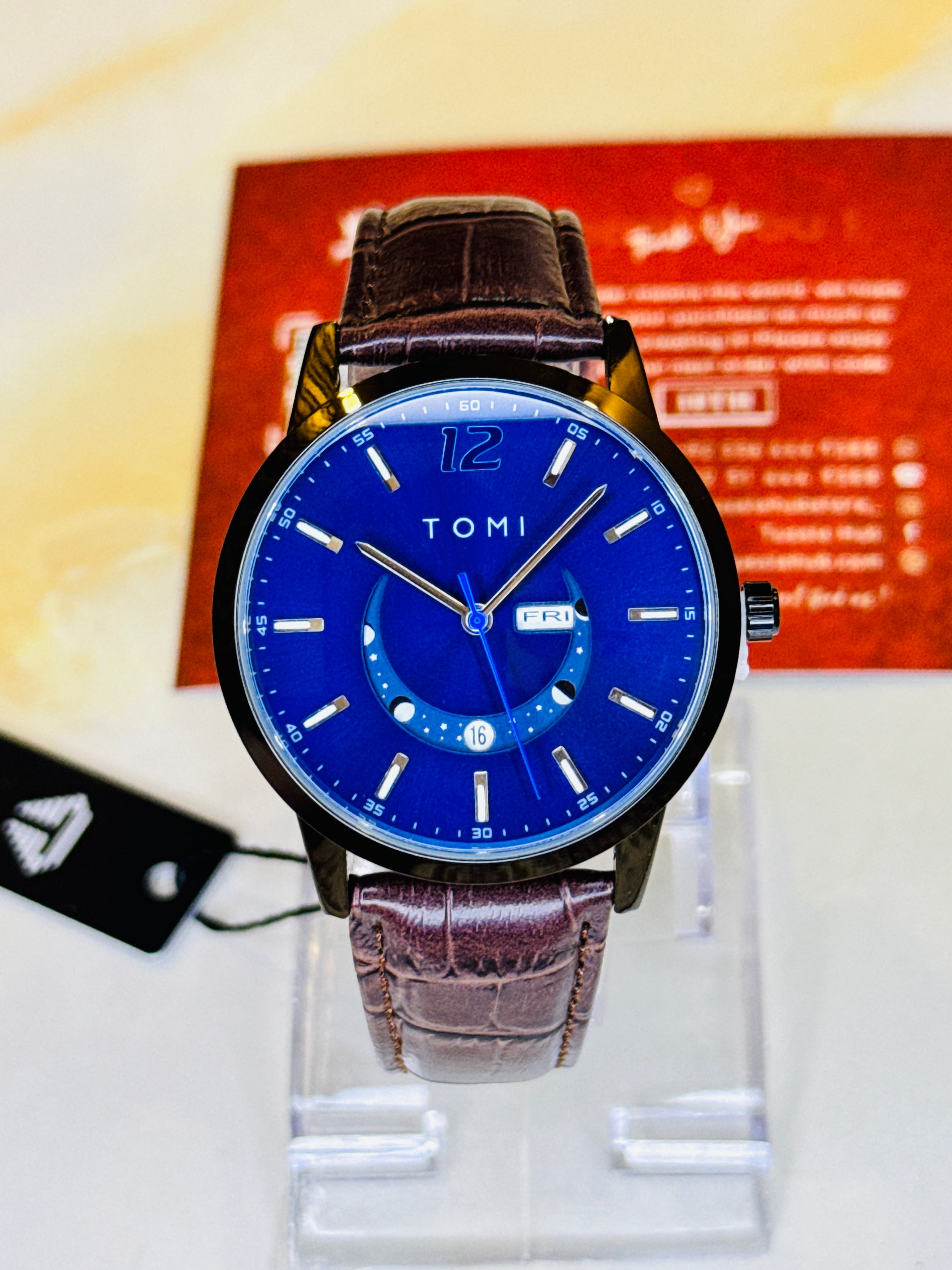Brown Sapphire Tomi Crescent Watch