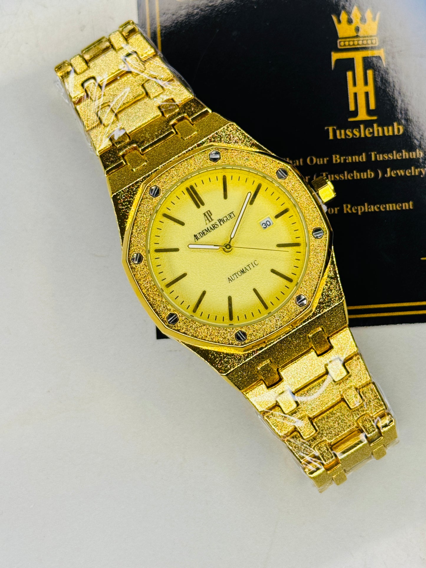 Frosted All Gold AP Watch