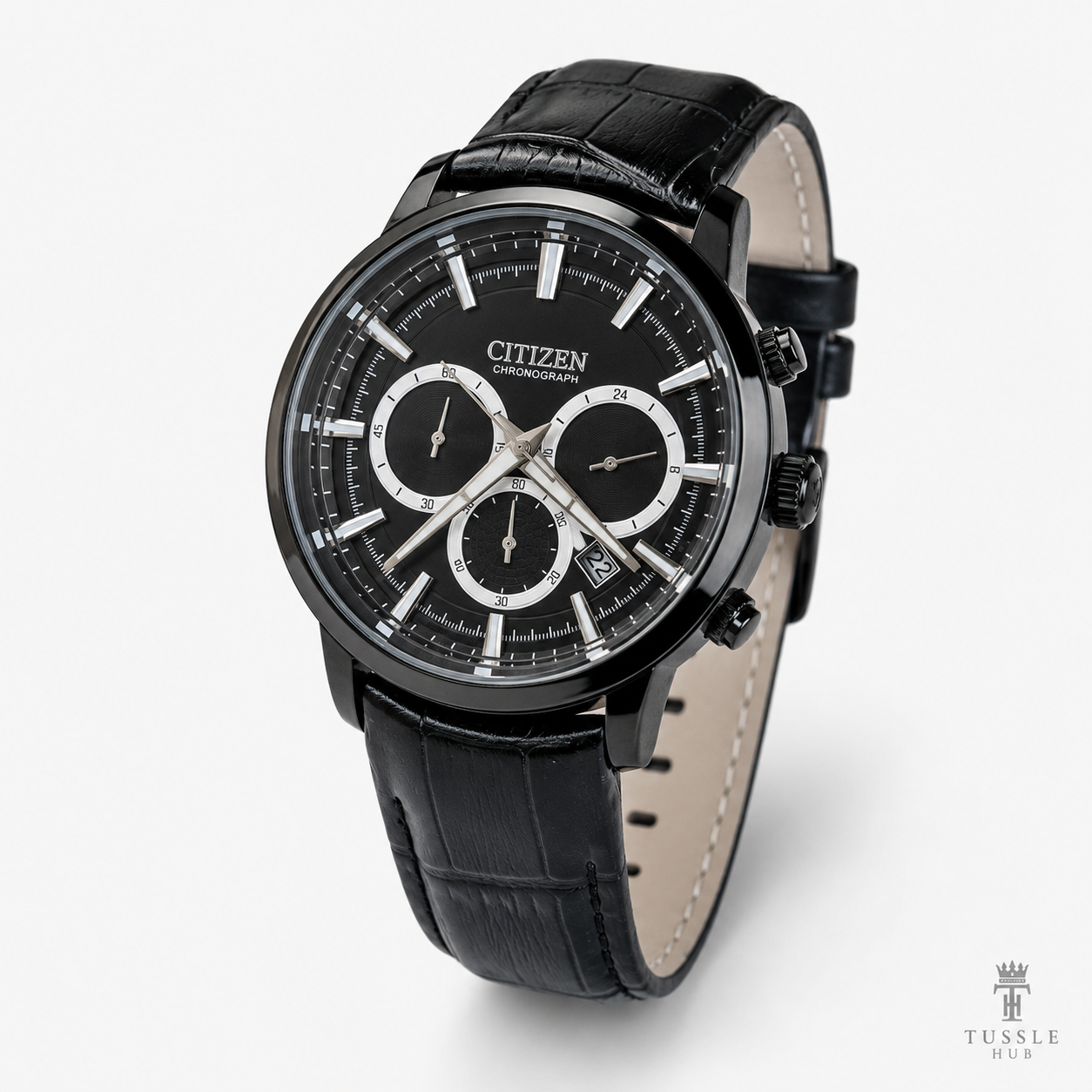 Citizen Globe All Black Chronograph Watch
