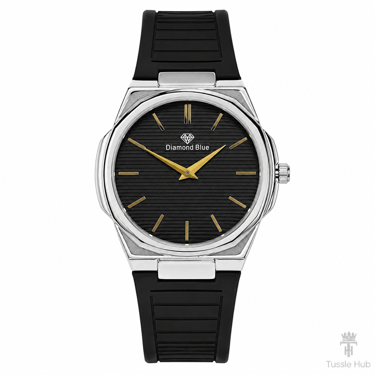 Black Silver Orion Magnet Strap Watch