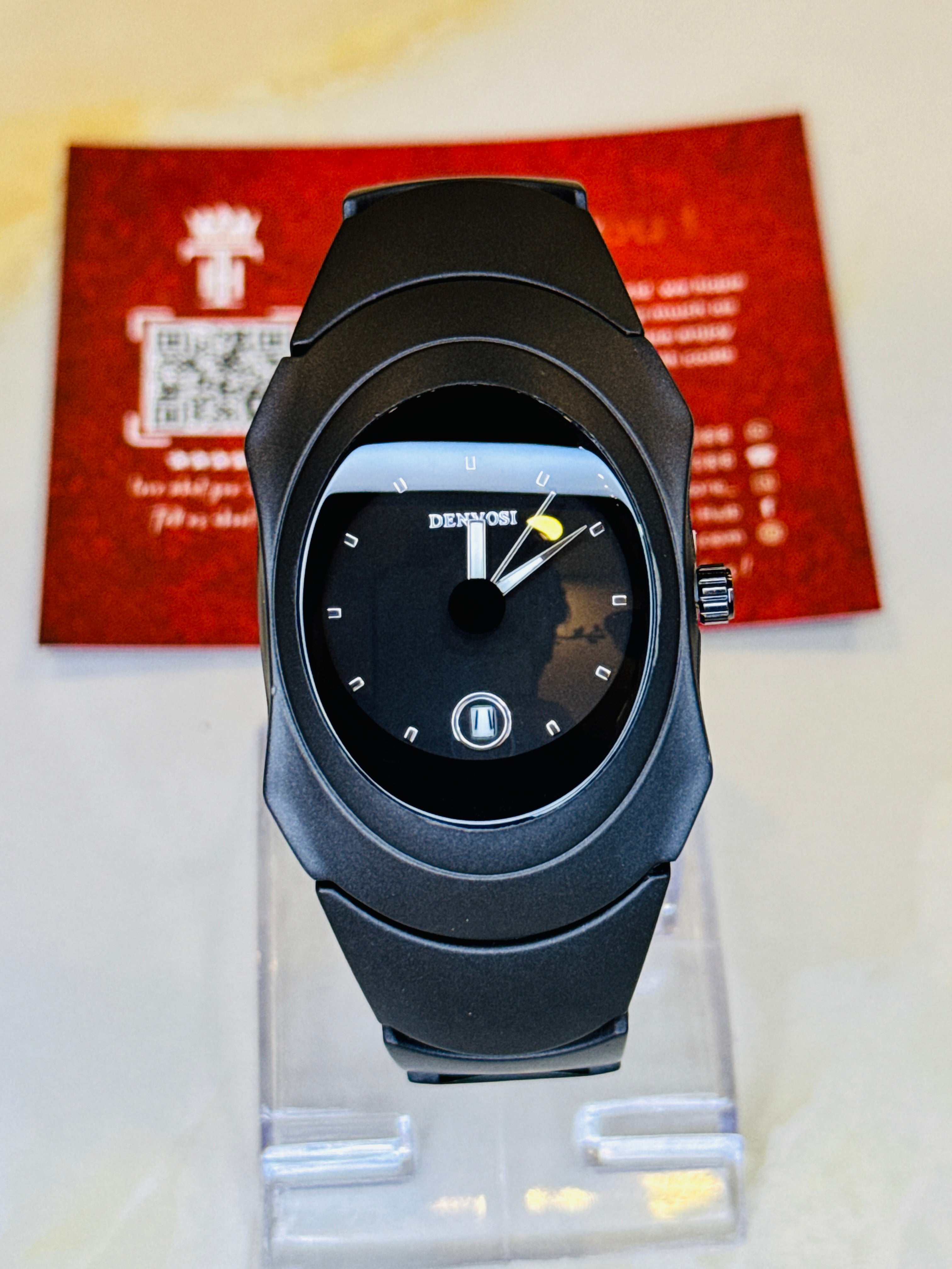 All Black Matrix Watch