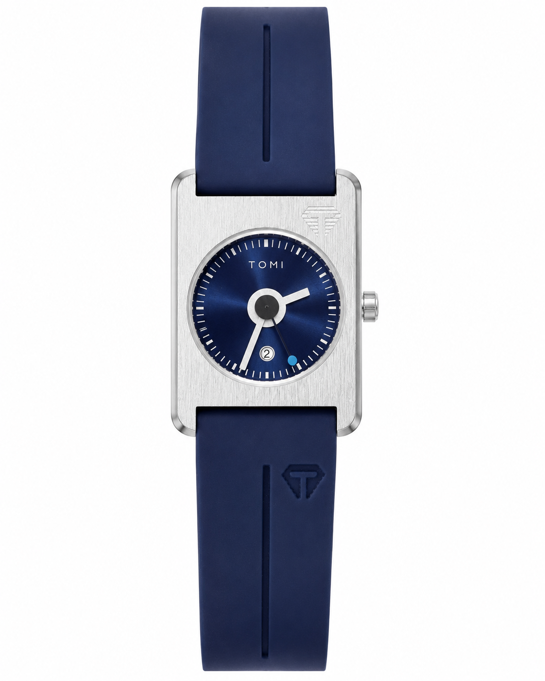 Tomi Blue Tank Magnetic Strap Watch