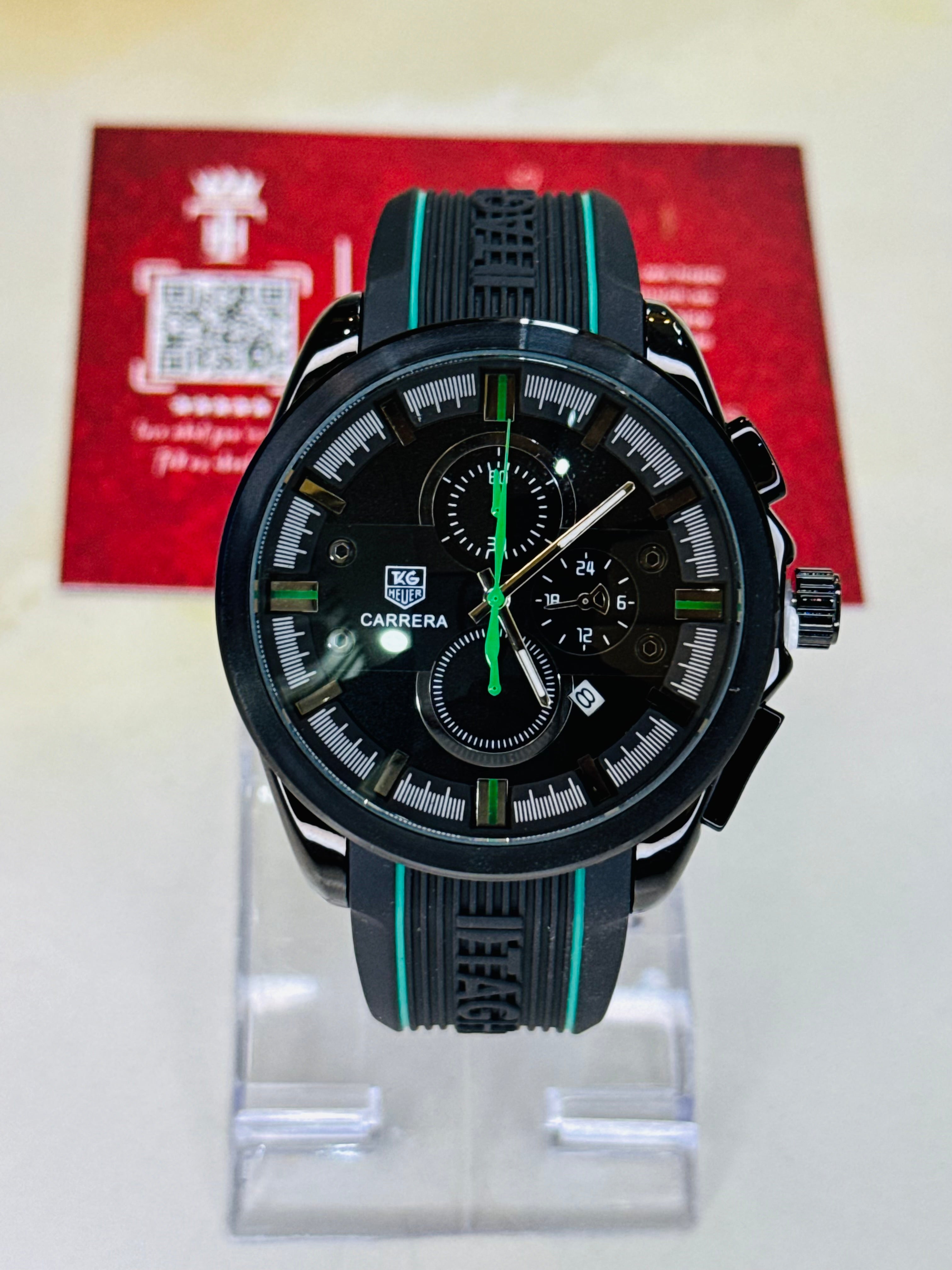 Tag Heur Chronograph Strap Watch