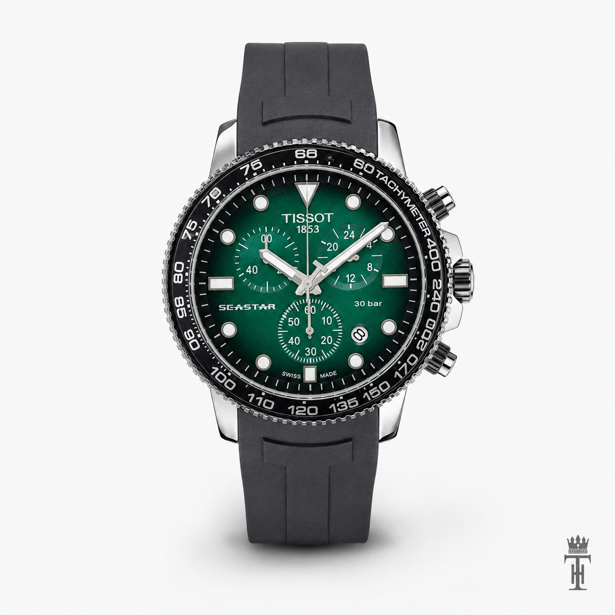 Black Emerald Tissot Sea Star Chronograph Watch