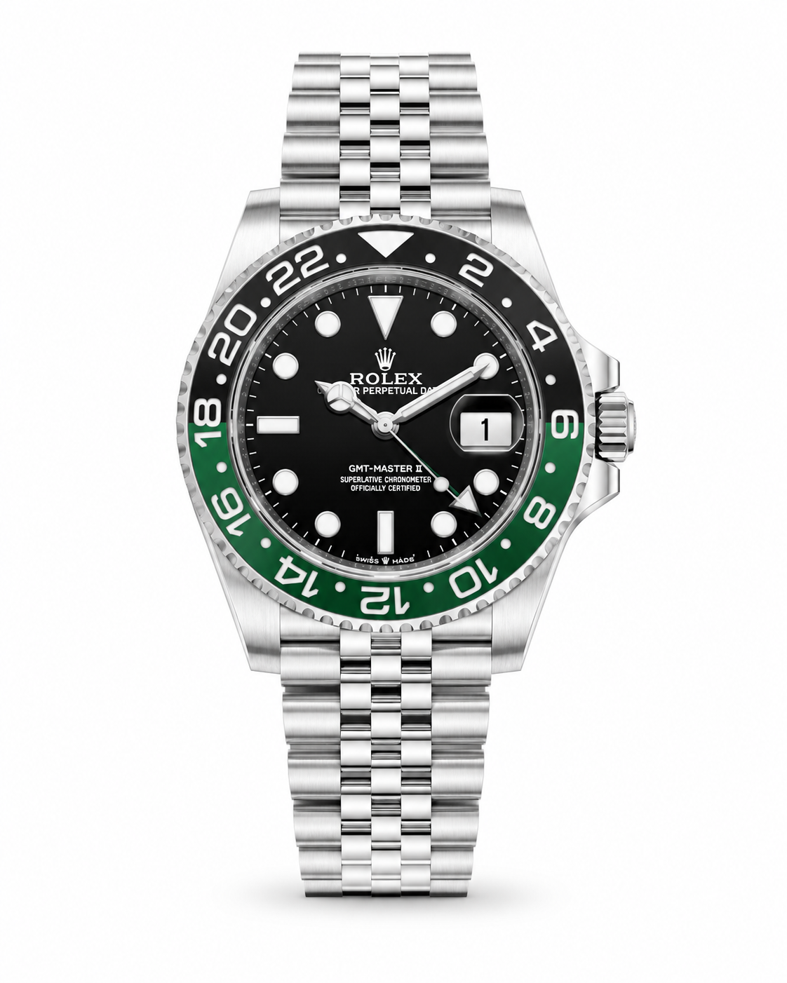 Silver Submariner Semi Automatic Watch