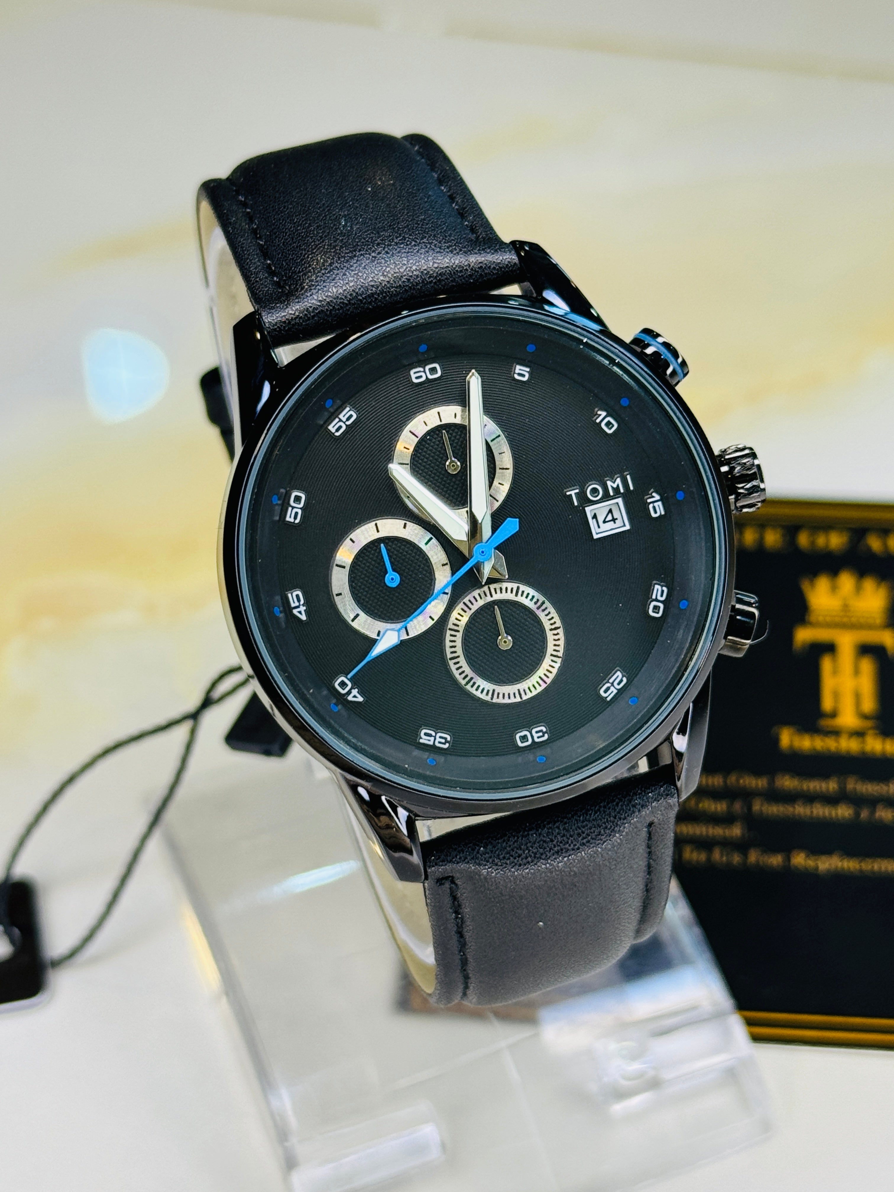 Tomi S6C All Black Gift Set Watch