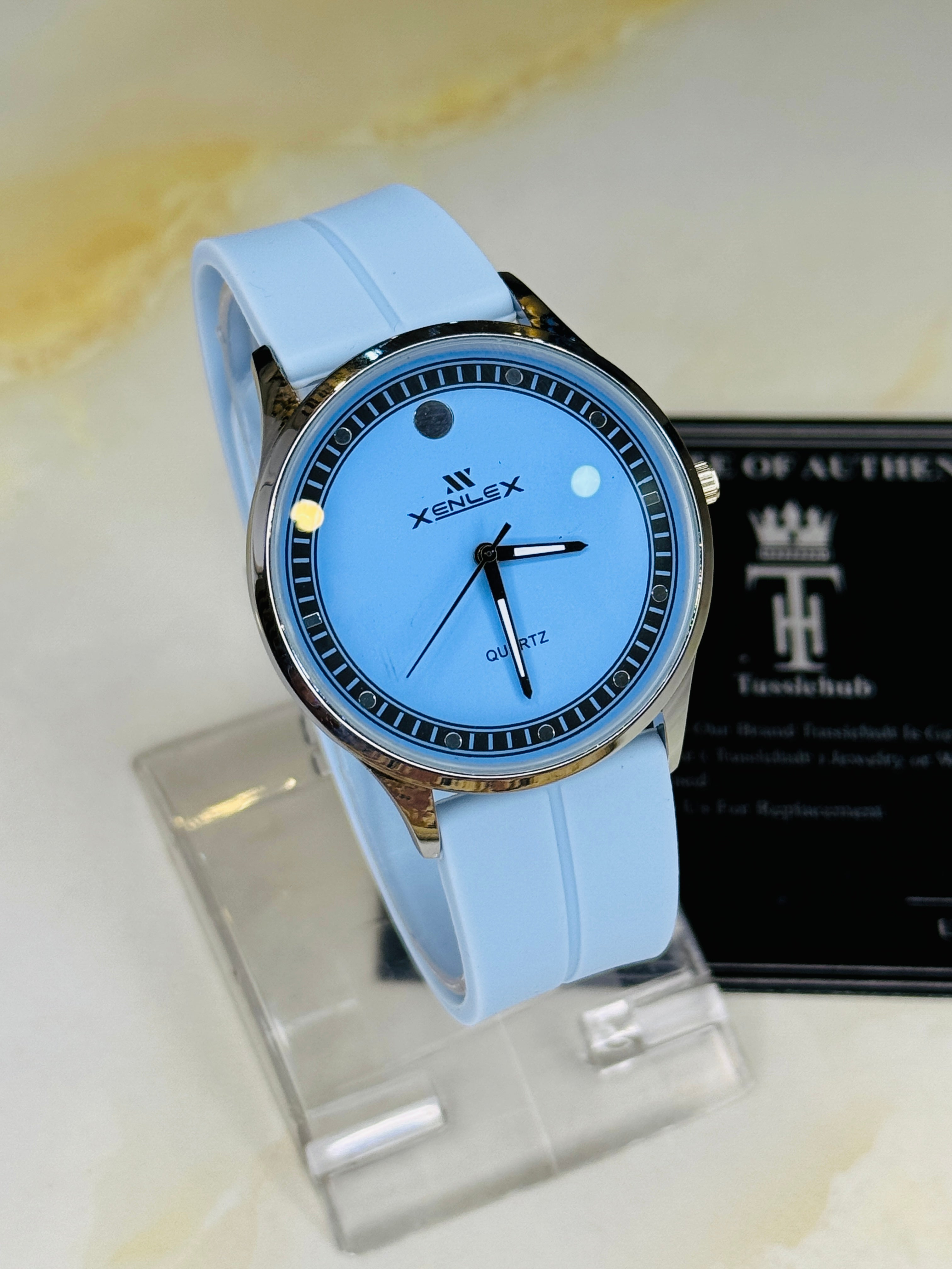 Sky Blue Xenlex Magnet Strap Watch For Her