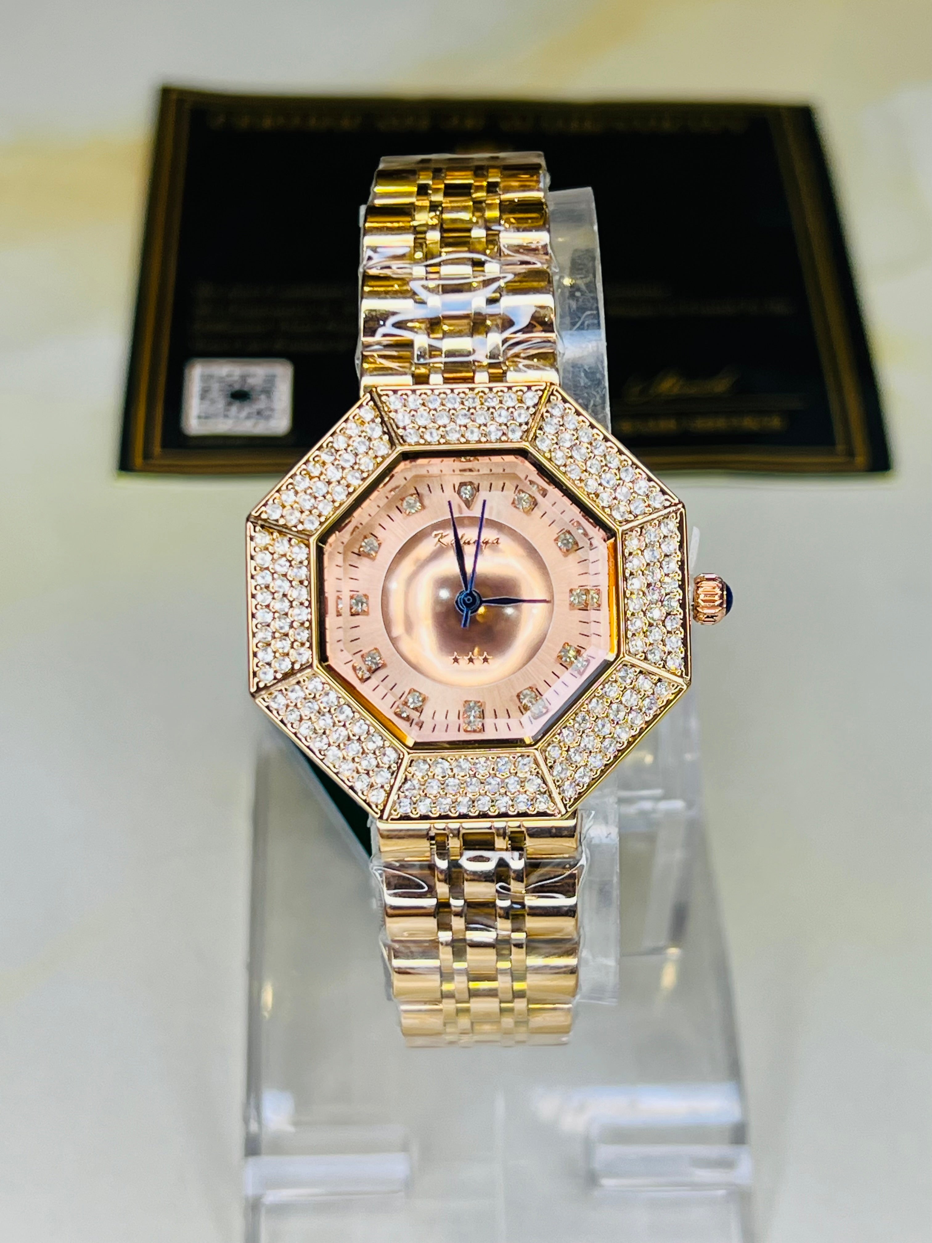 Rose Gold Octa Kaluuya Watch For Her