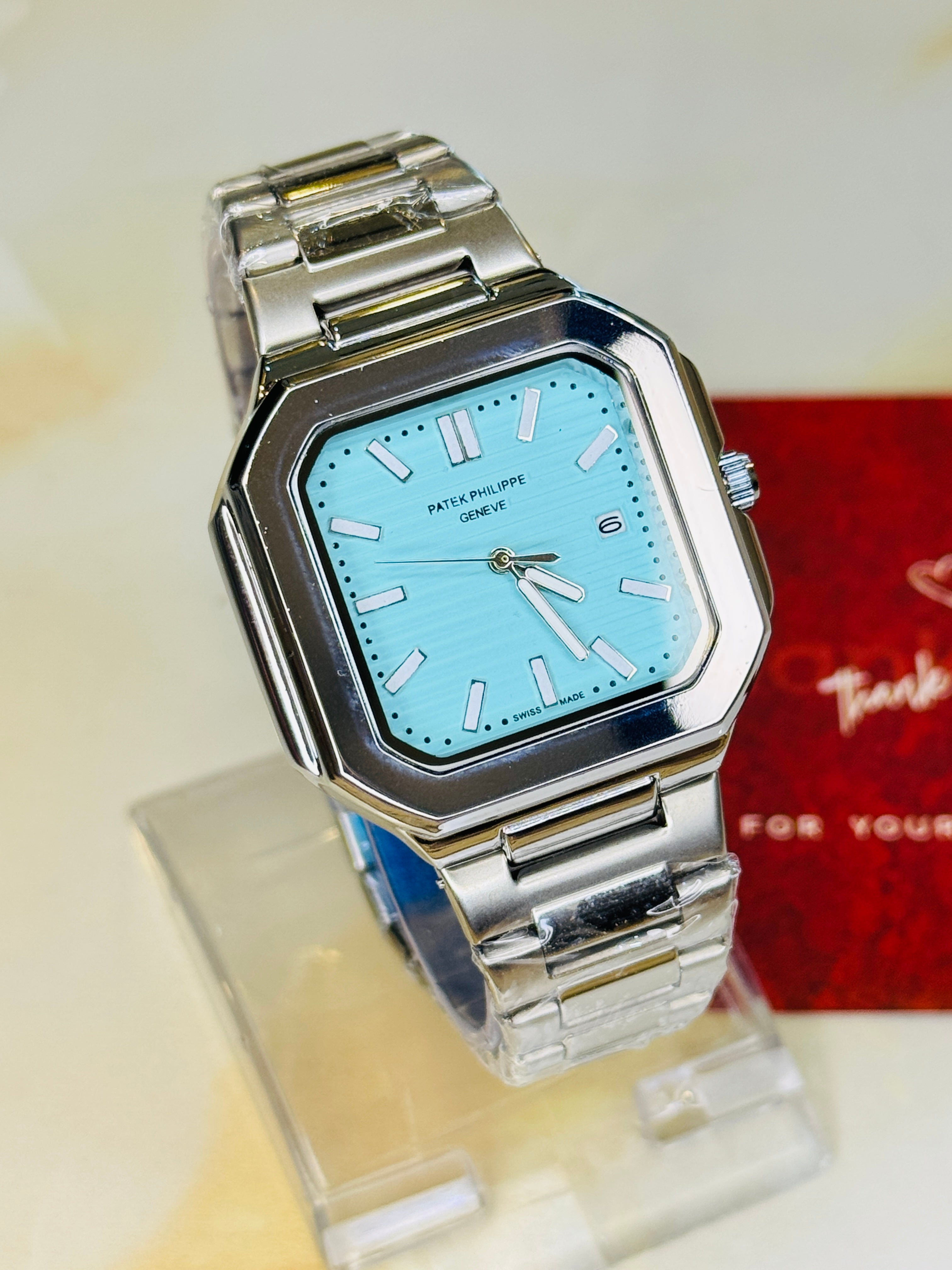 Old Money Patek Square Watch