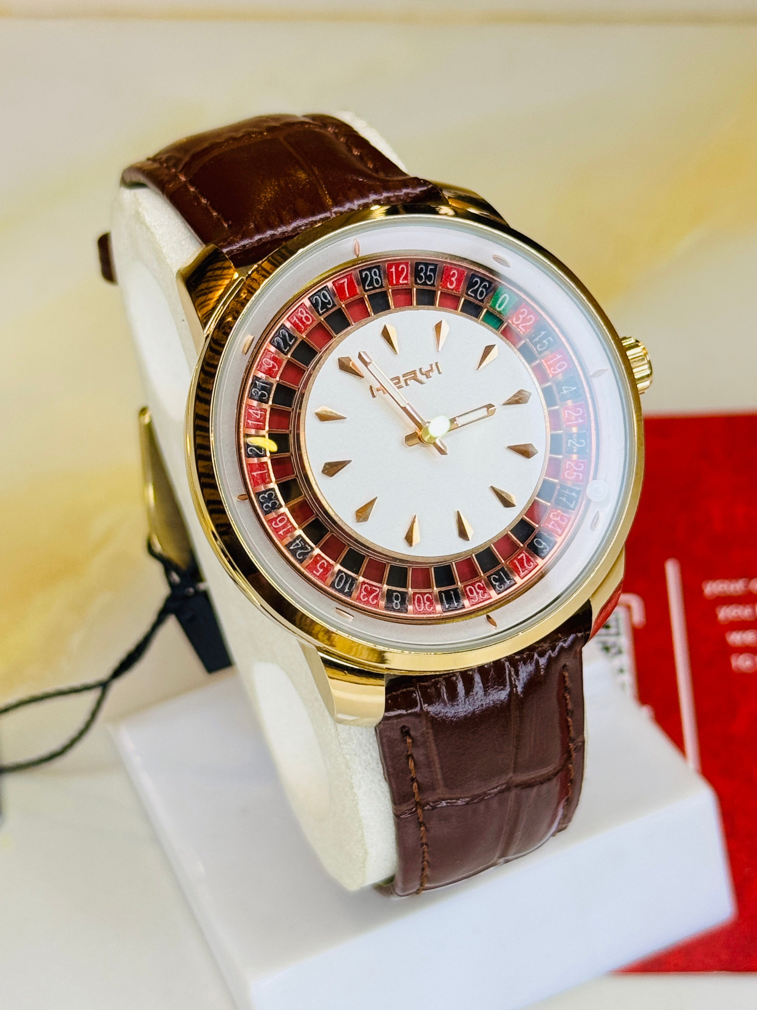 Jacob & Co Brown White Casino Watch
