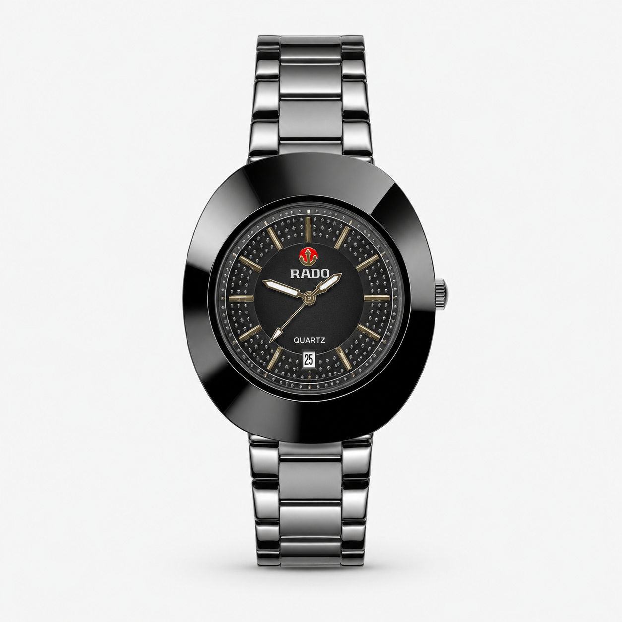 DiaStar Black Rado Quartz Watch