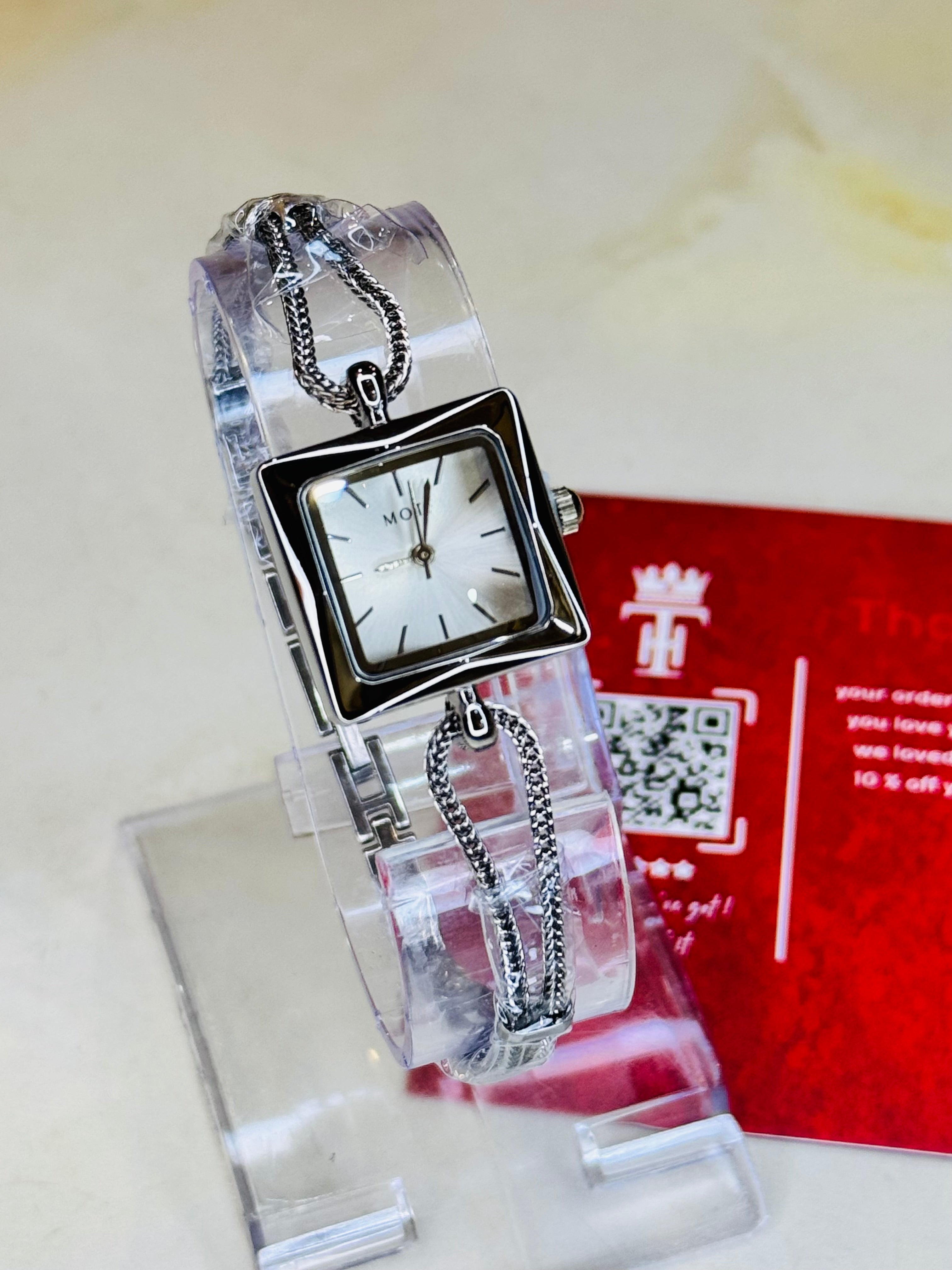 Square Motf Watch For Her