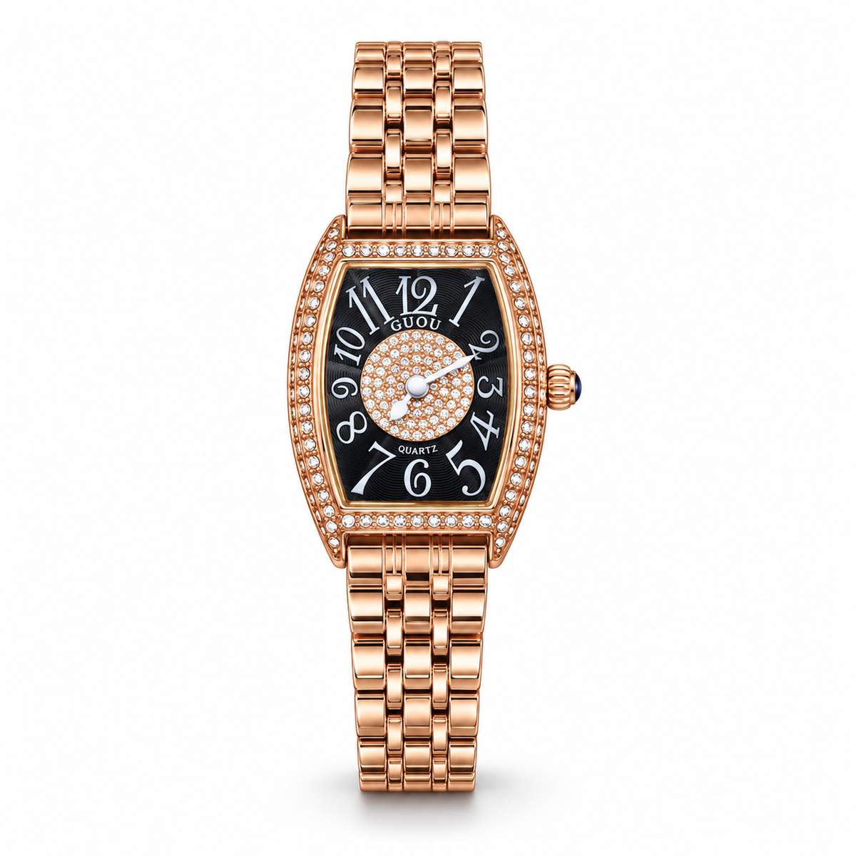 Iced Frank Muller Chain Strap Watch For Her