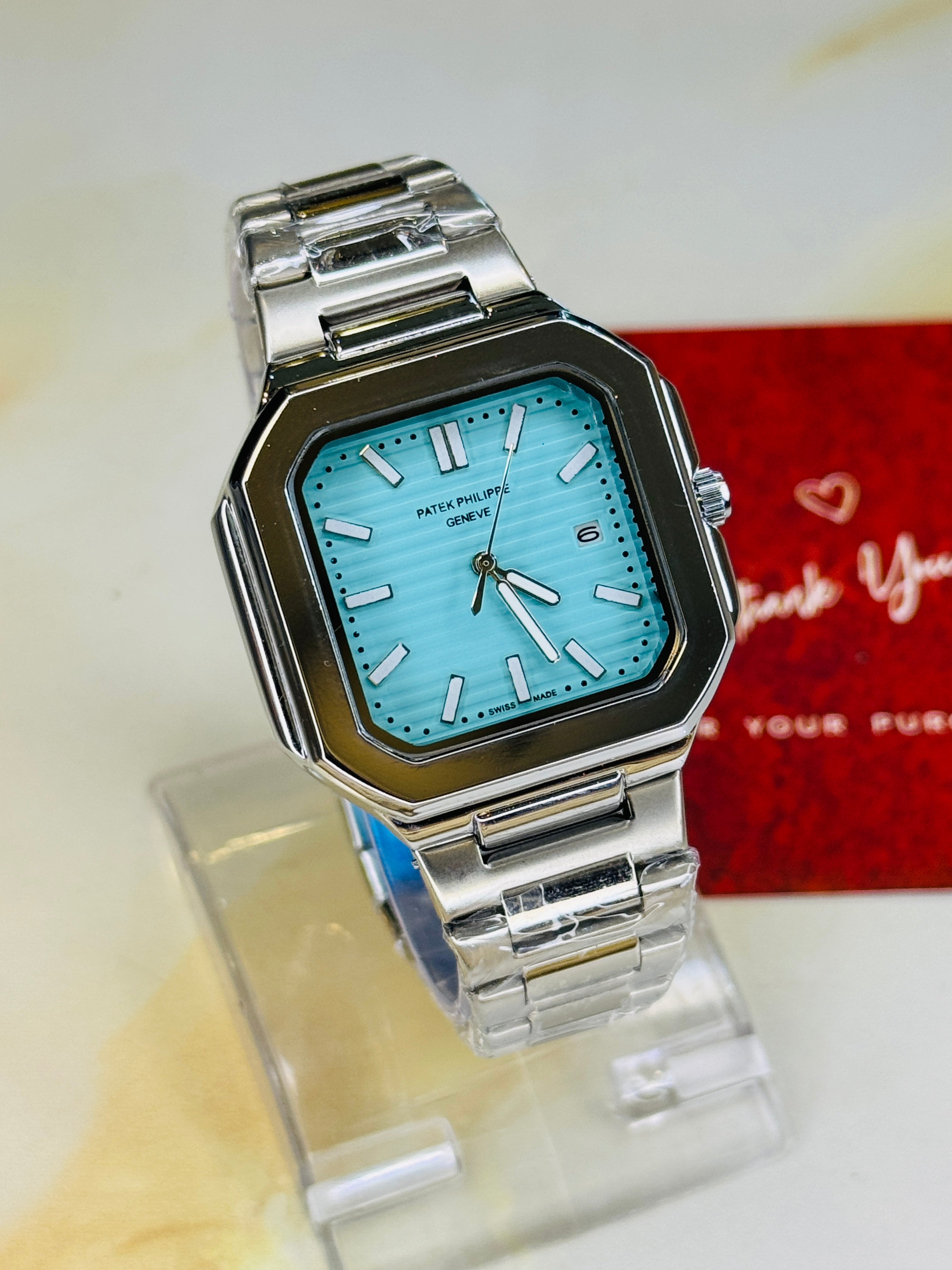 Old Money Patek Square Watch