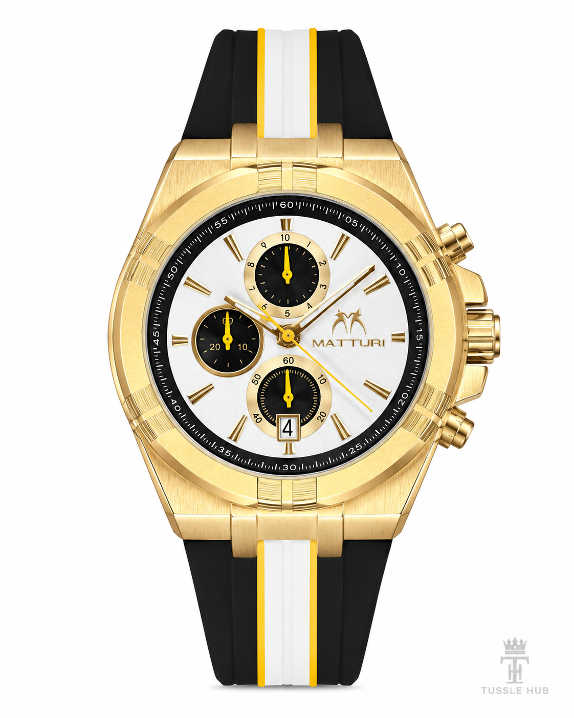 Black Gold Matturi Shift Chronograph Watch