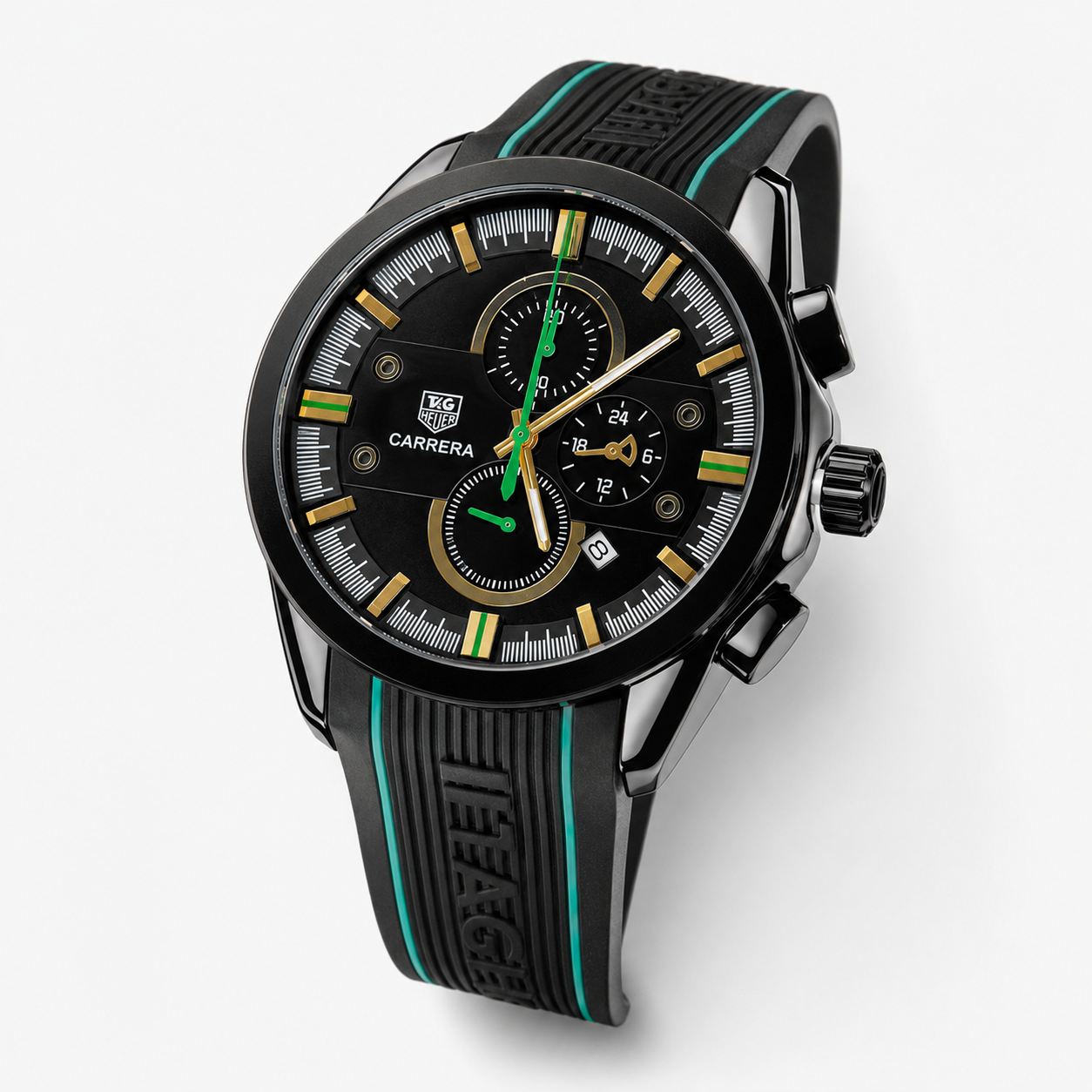 Tag Heur Chronograph Strap Watch
