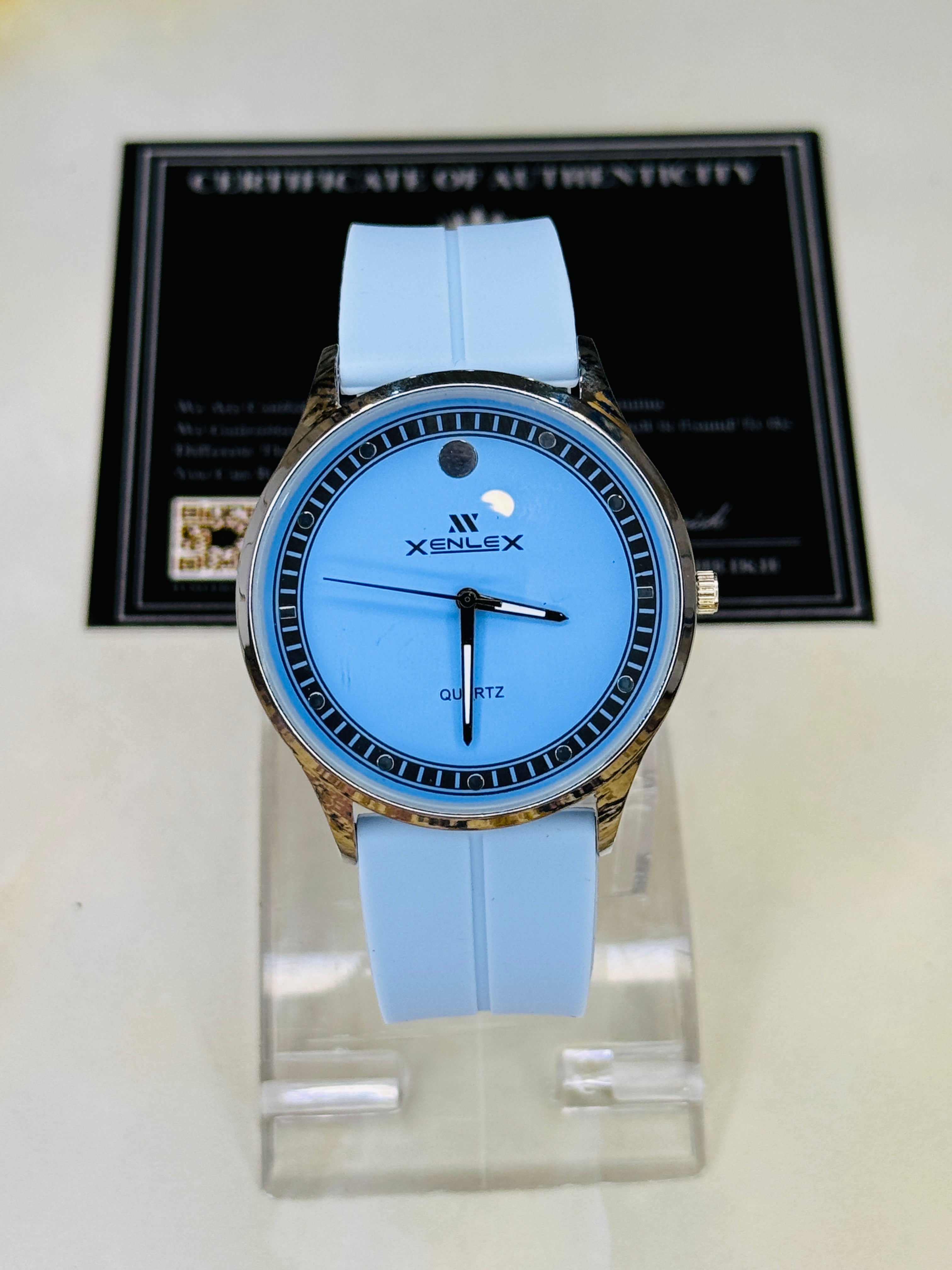 Sky Blue Xenlex Magnet Strap Watch For Her