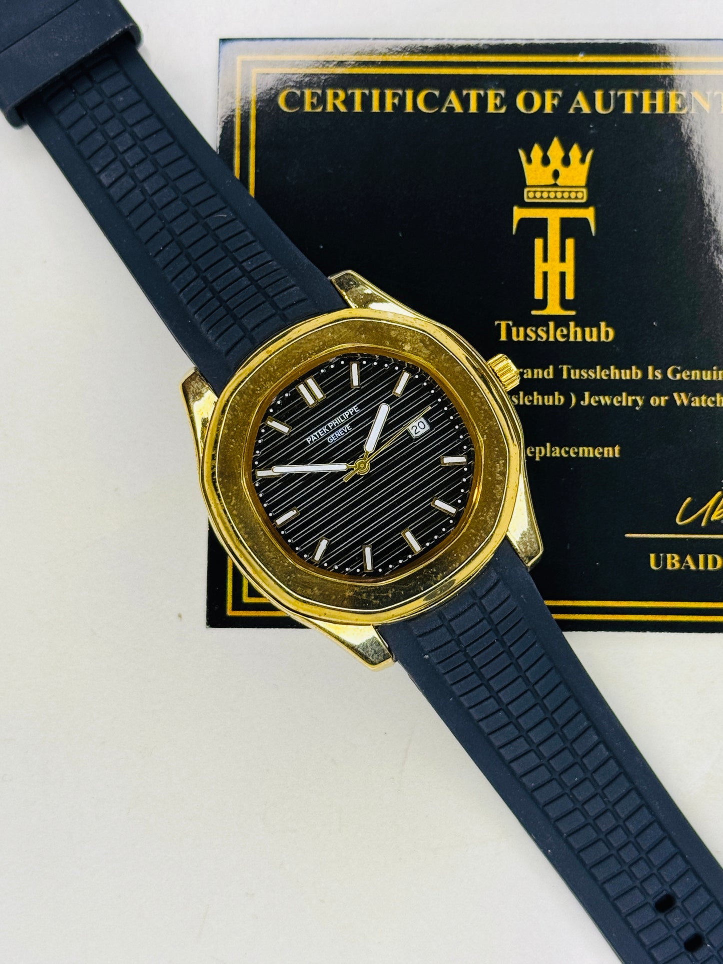 Black Gold Black Aquanaut Watch