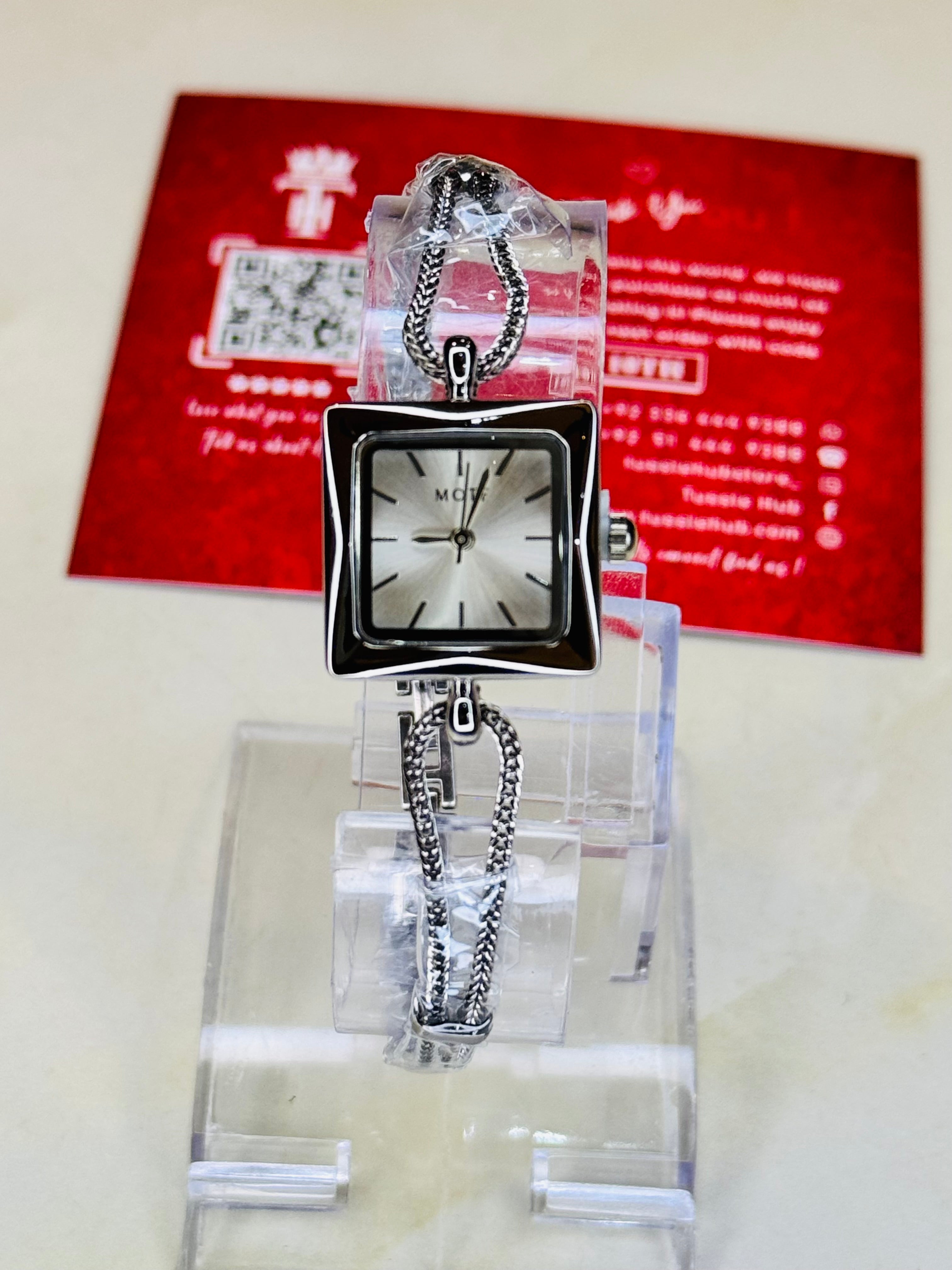 Square Motf Watch For Her