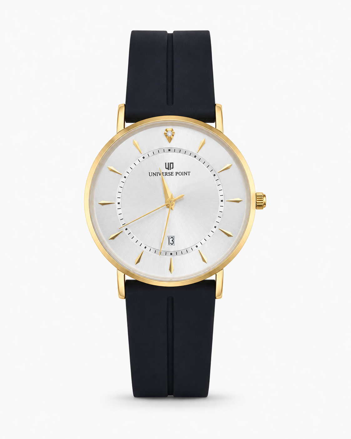 Black Gold White Slim Balloon Universe Point Watch