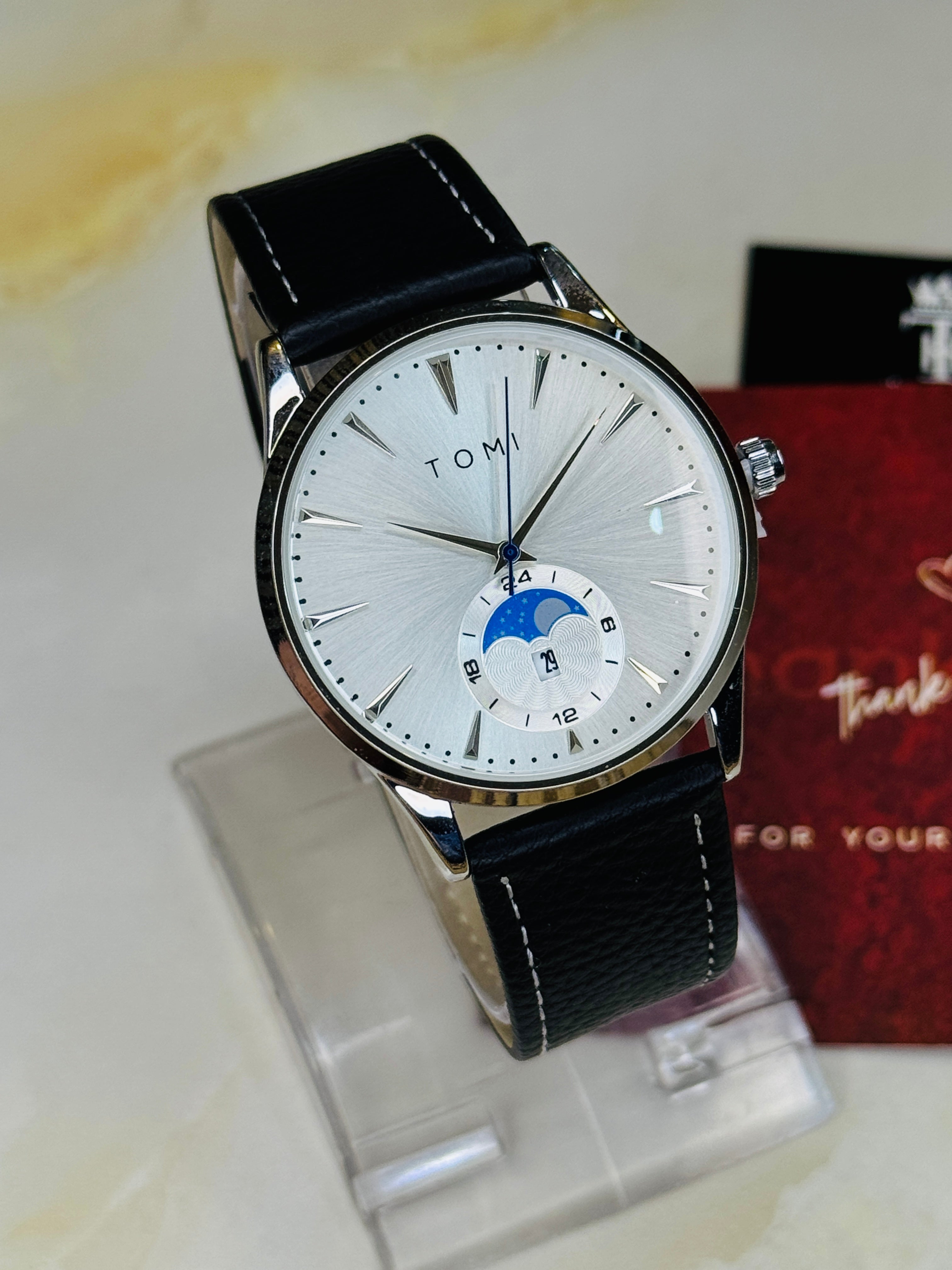 Tomi Leather Magnetic Strap Watch