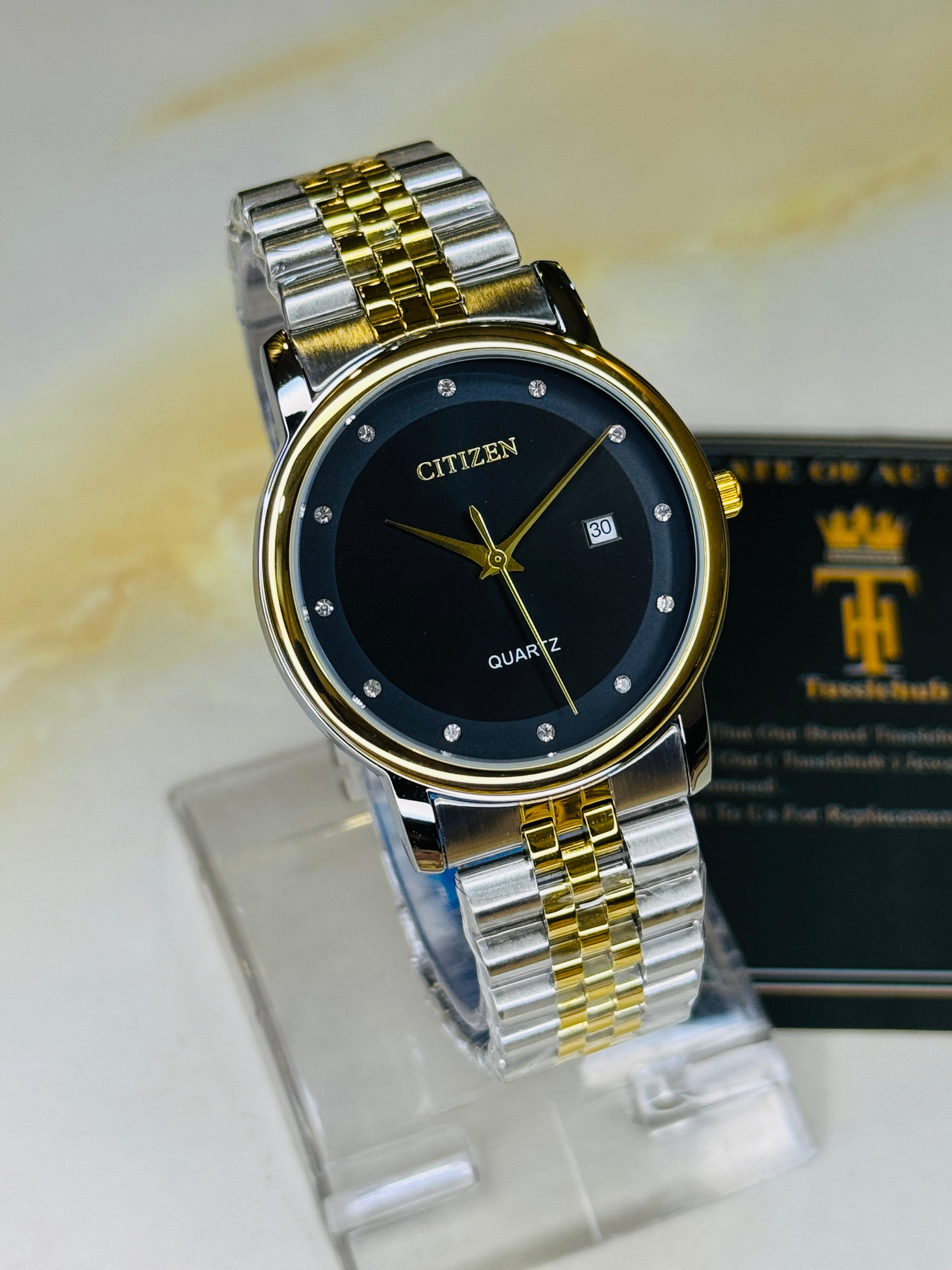 Two Tone Black Citizen Prestige Watch