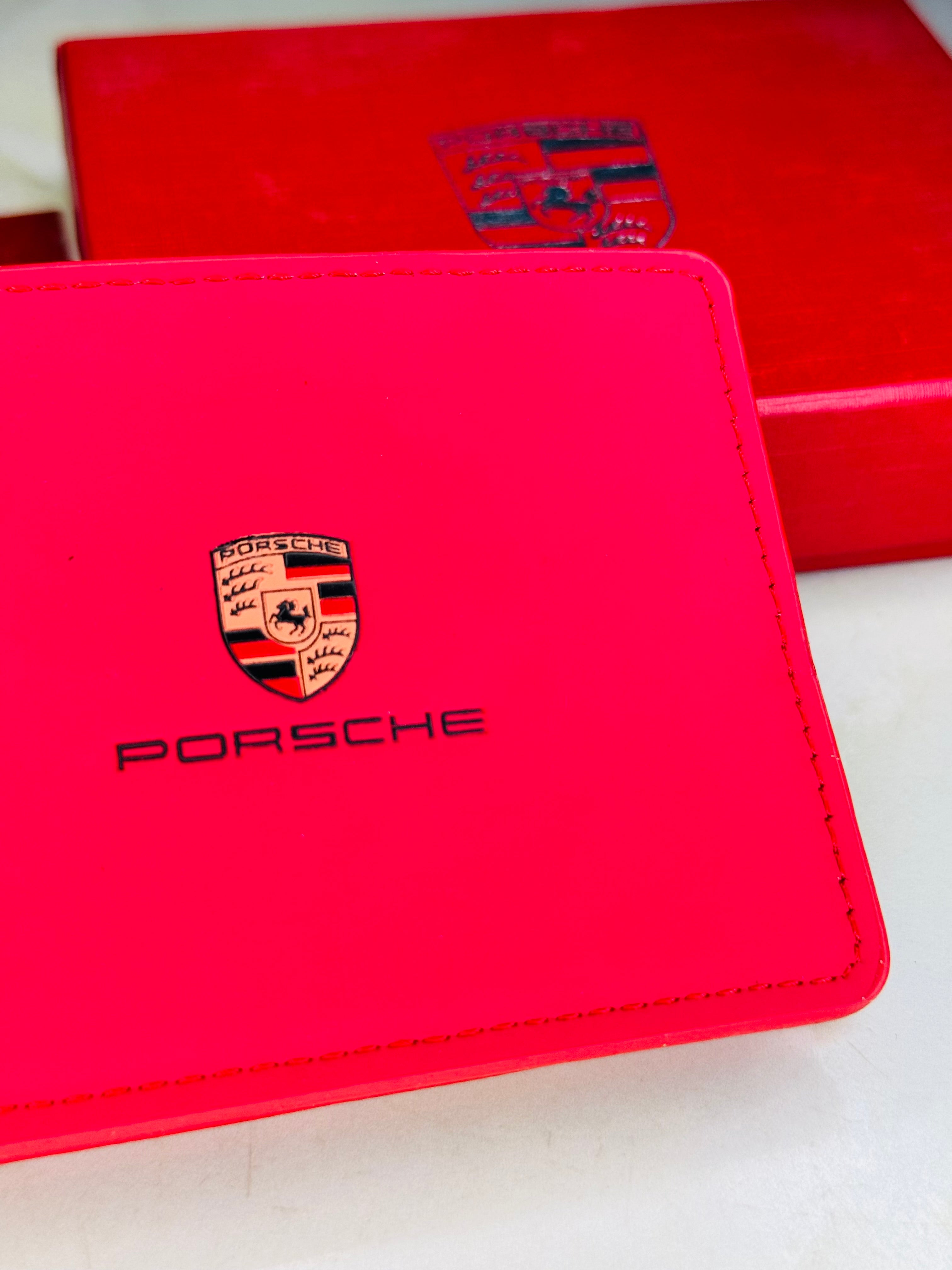 Porsche Red Wallet