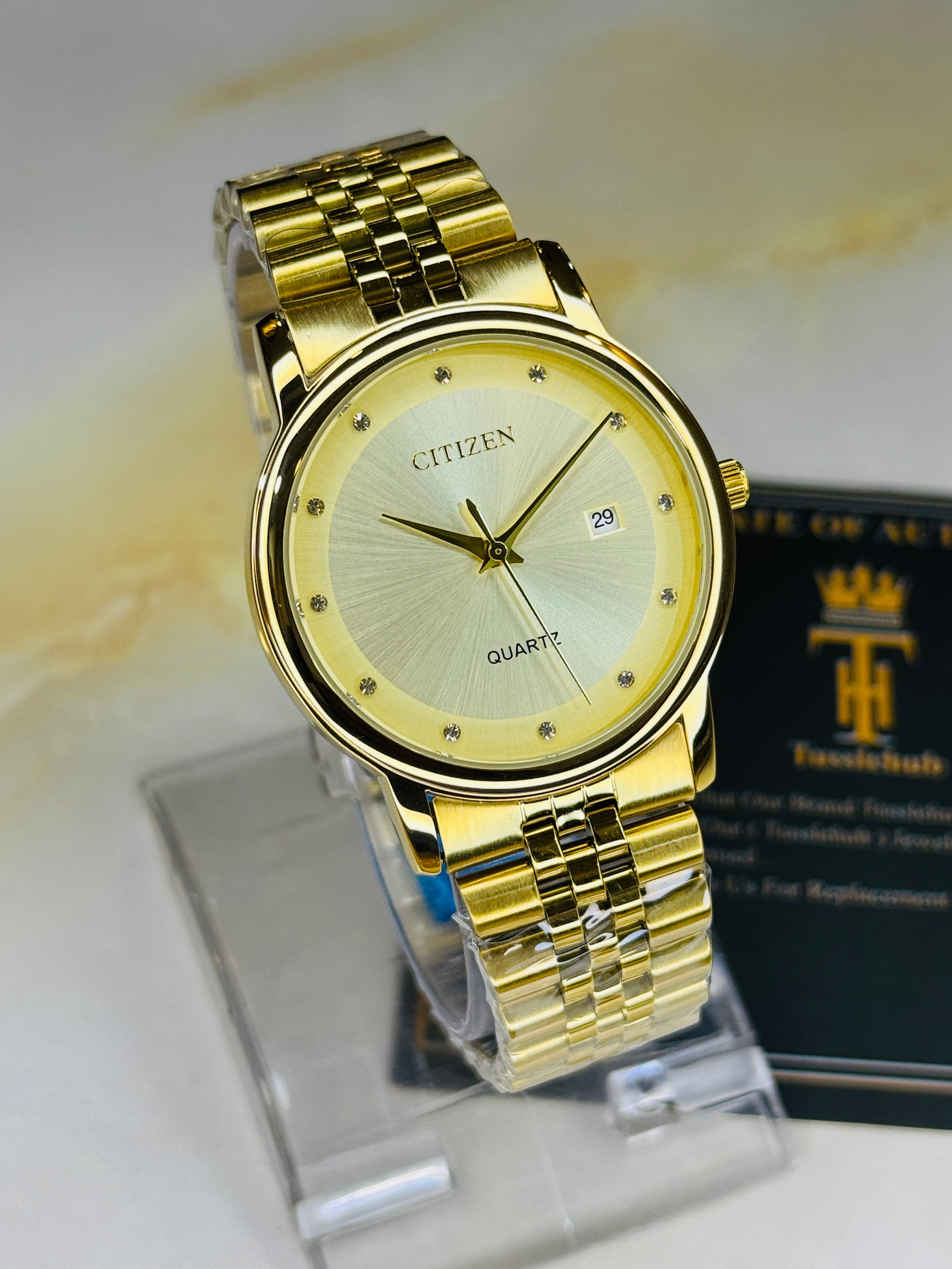 All Gold Citizen Prestige Watch