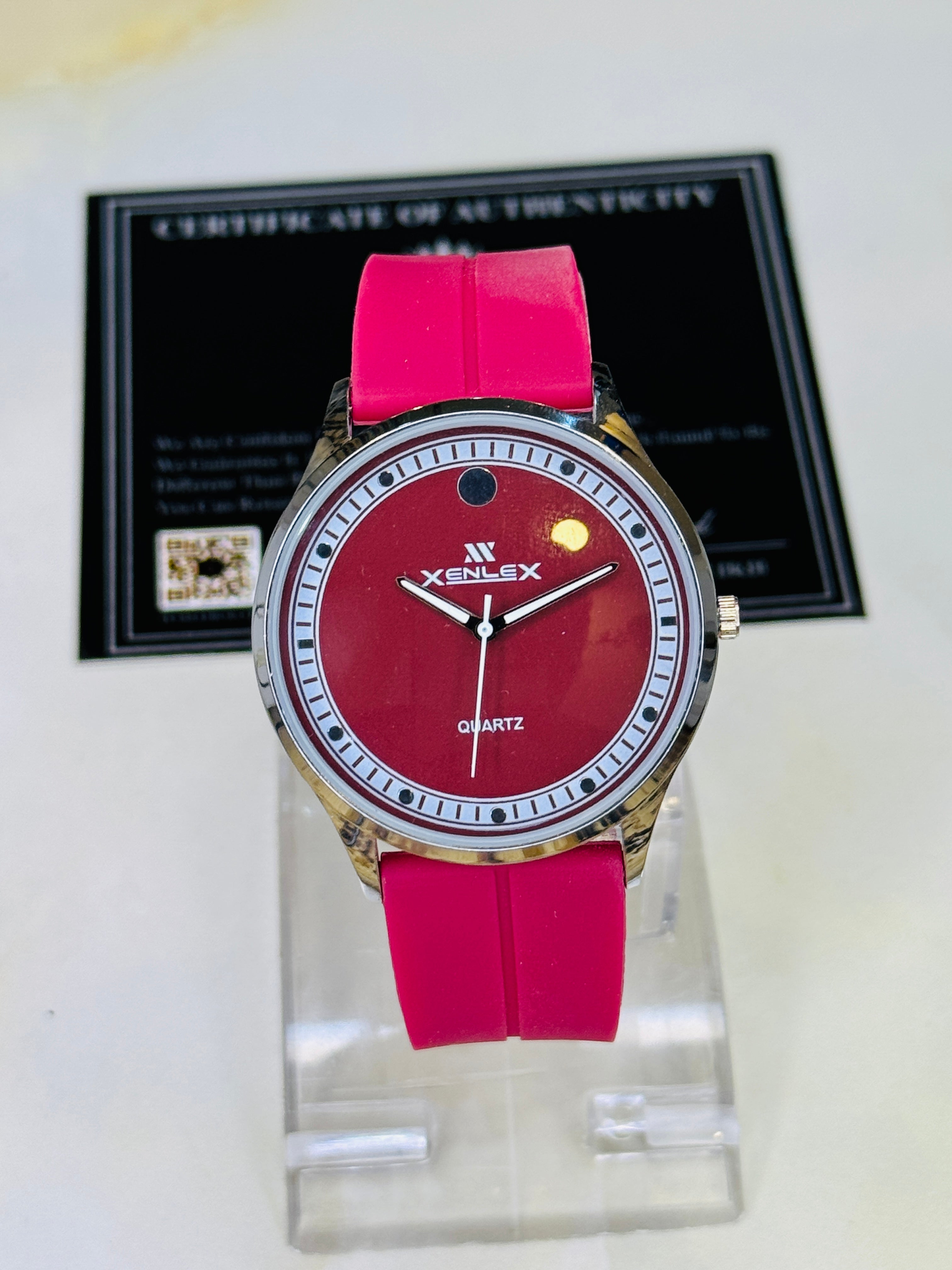 Pink Xenlex Magnet Strap Watch For Her