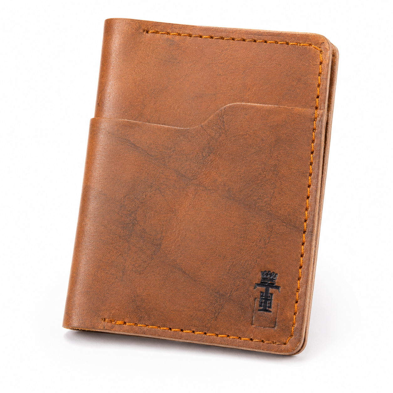 Monarch Camel Brown Leather Wallet