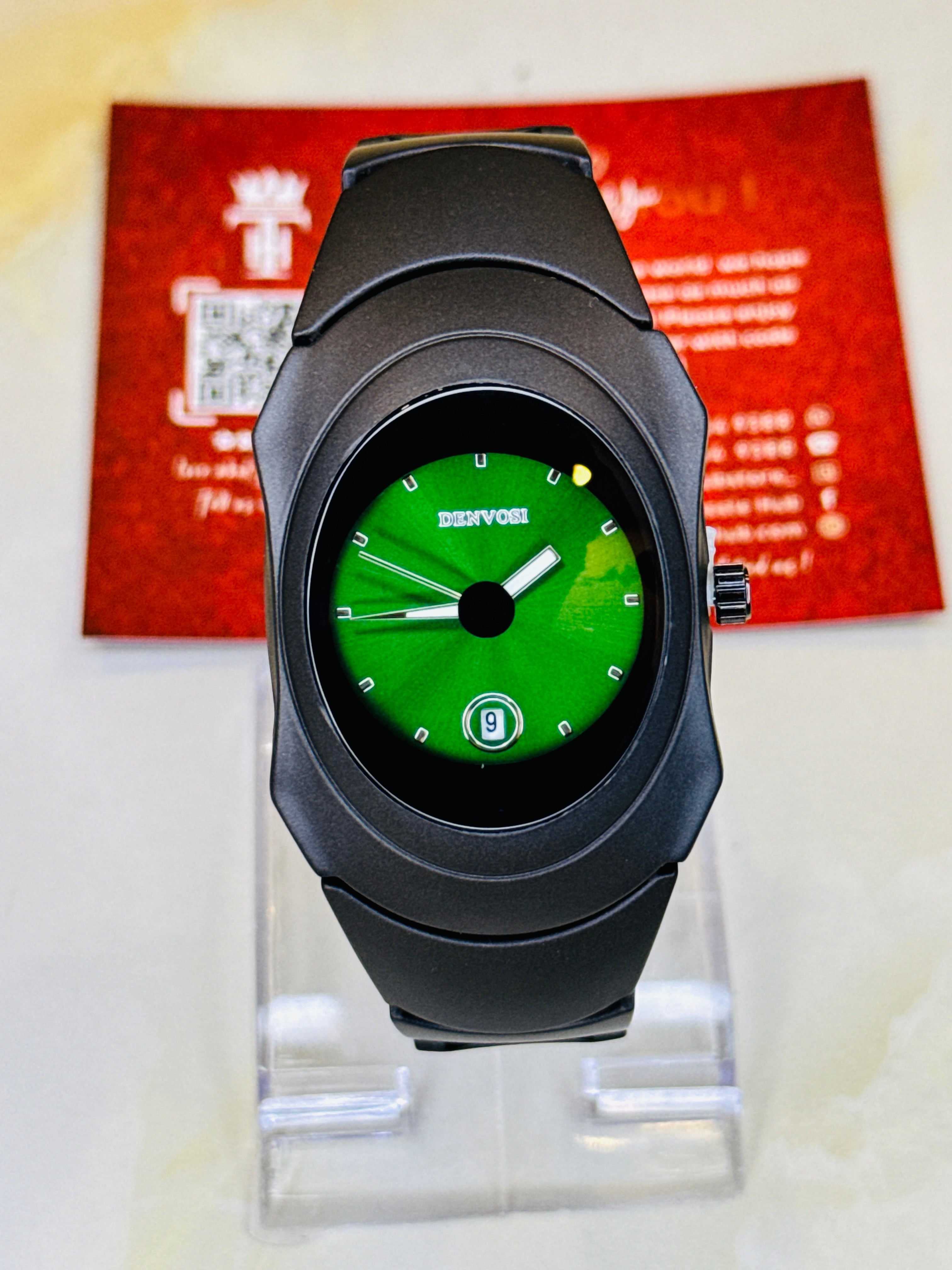 Black Emerald Matrix Watch