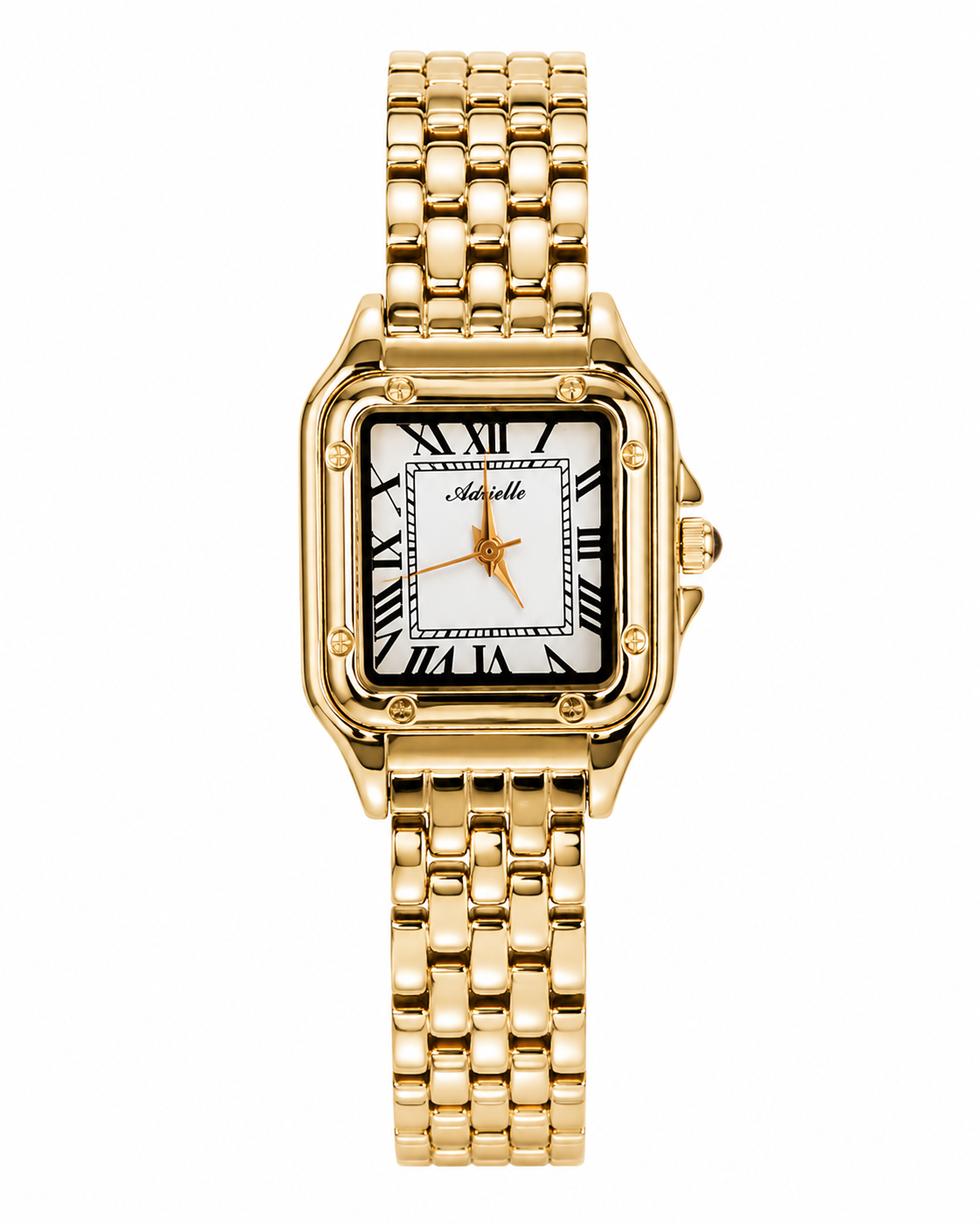 Rosegold White Santos Watch For Her