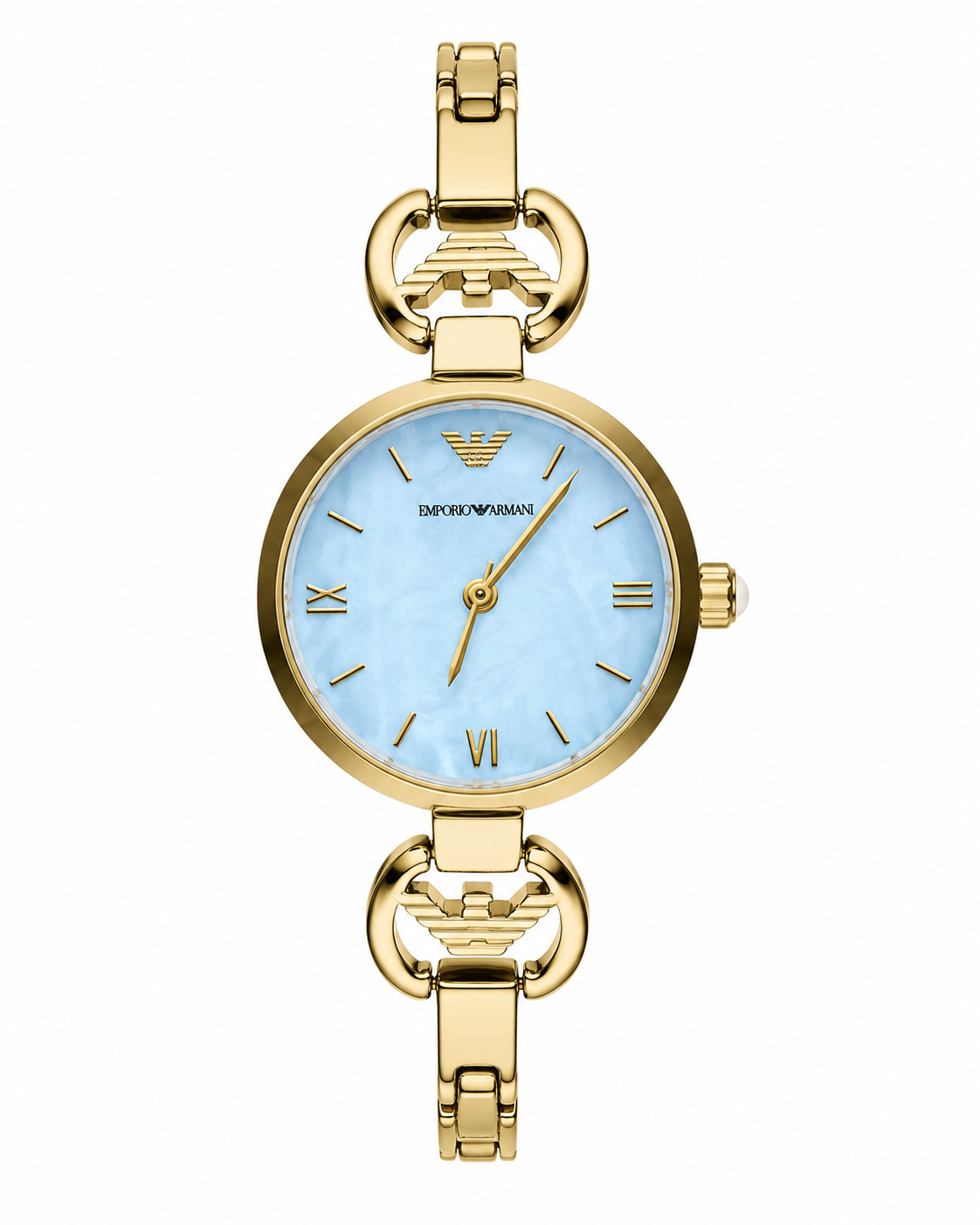 Emporio Gold Blue Watch for her