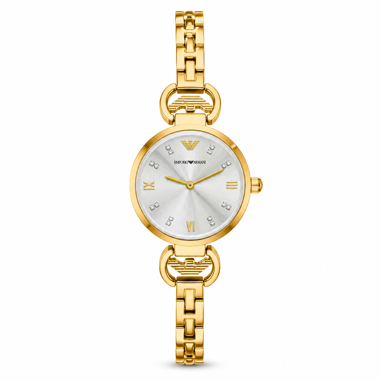 Emporio Gold Grey Watch for her
