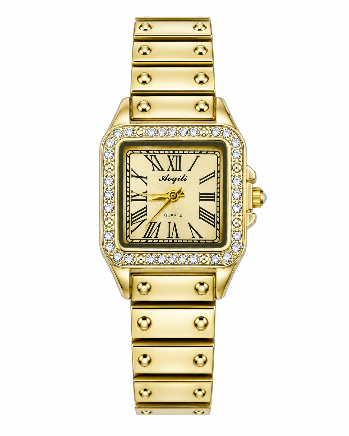 Gold zircon Santos Watch For Her