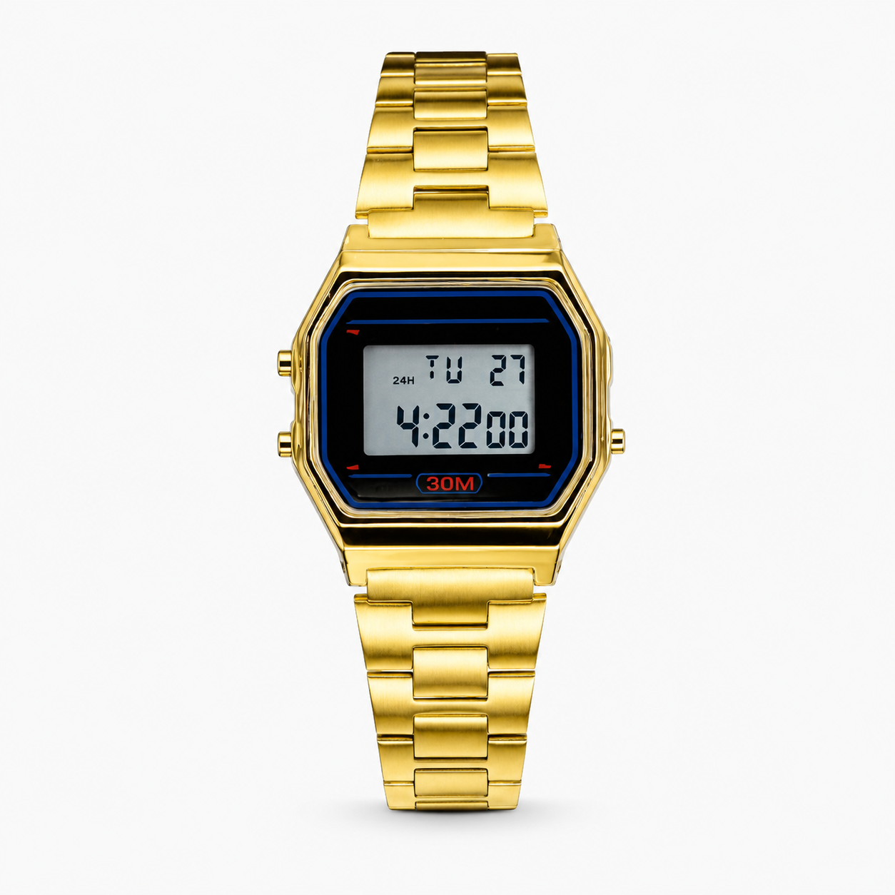 Gold Skmei Digital Watch For Her