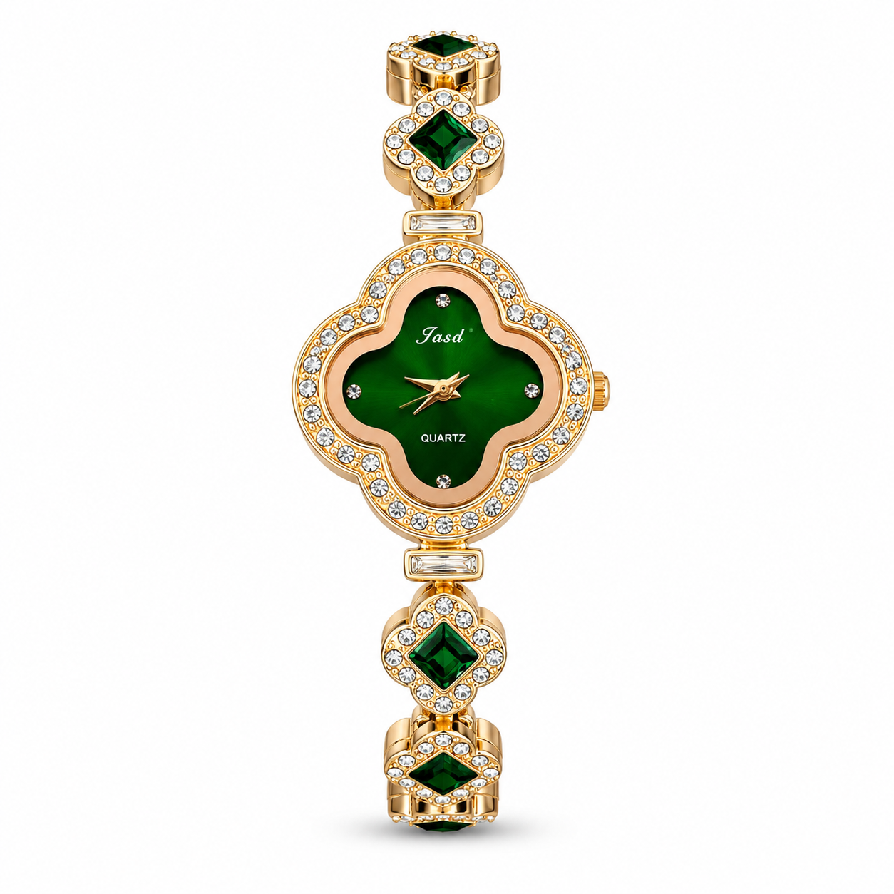 Emerald Van Cleef Zircon Watch For Her