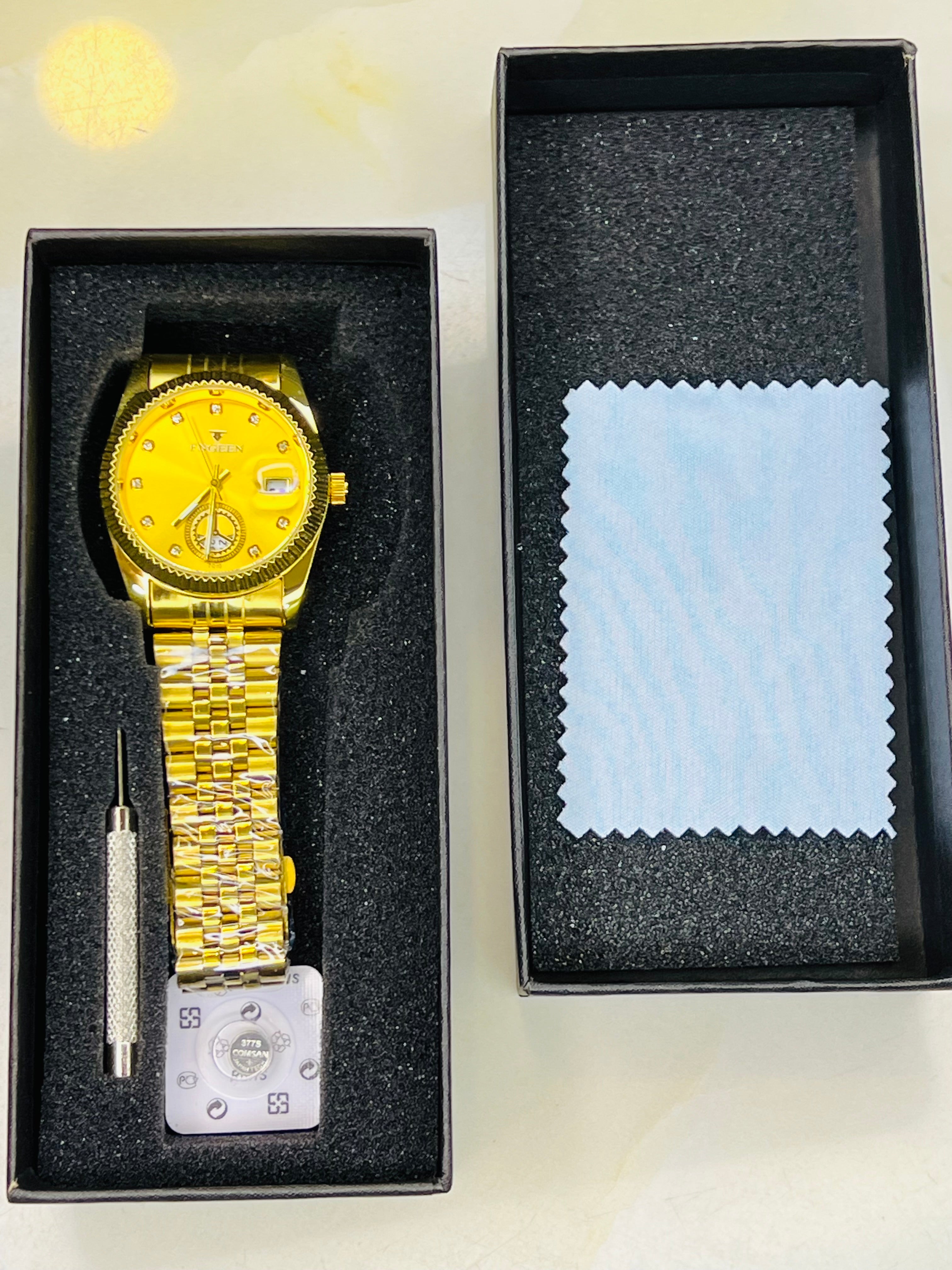 Fngeen Gold Watch For Her