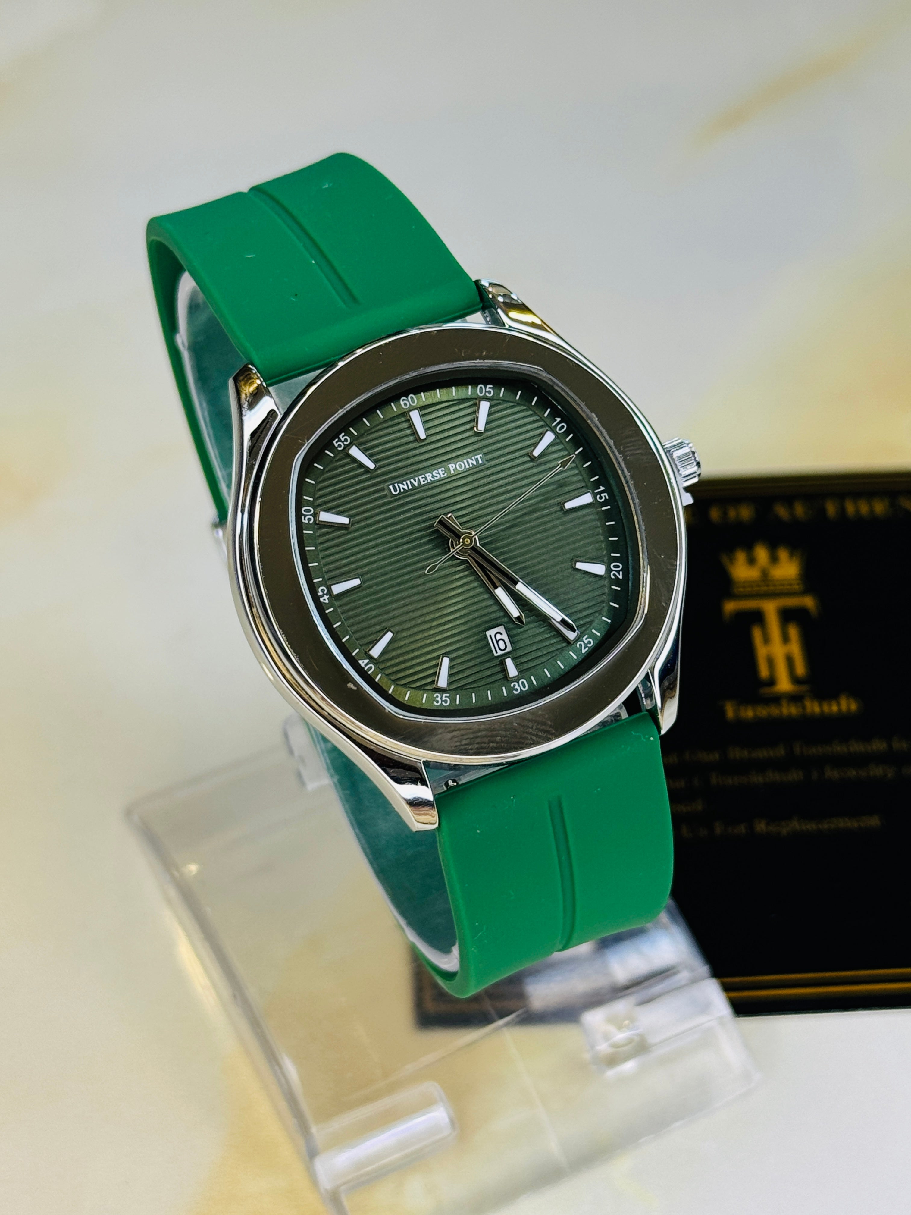 Smexy Forest Green Slim Universe Point Watch
