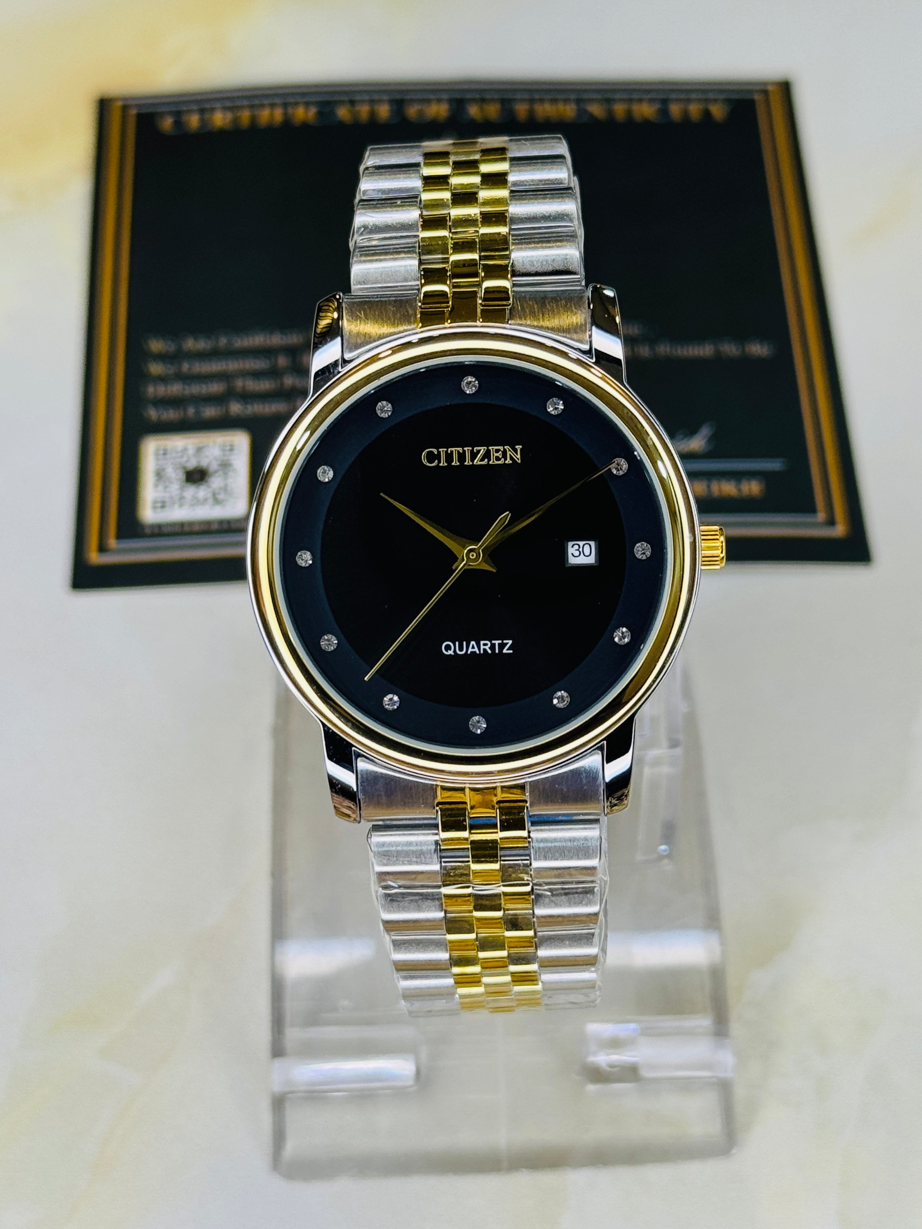 Two Tone Black Citizen Prestige Watch